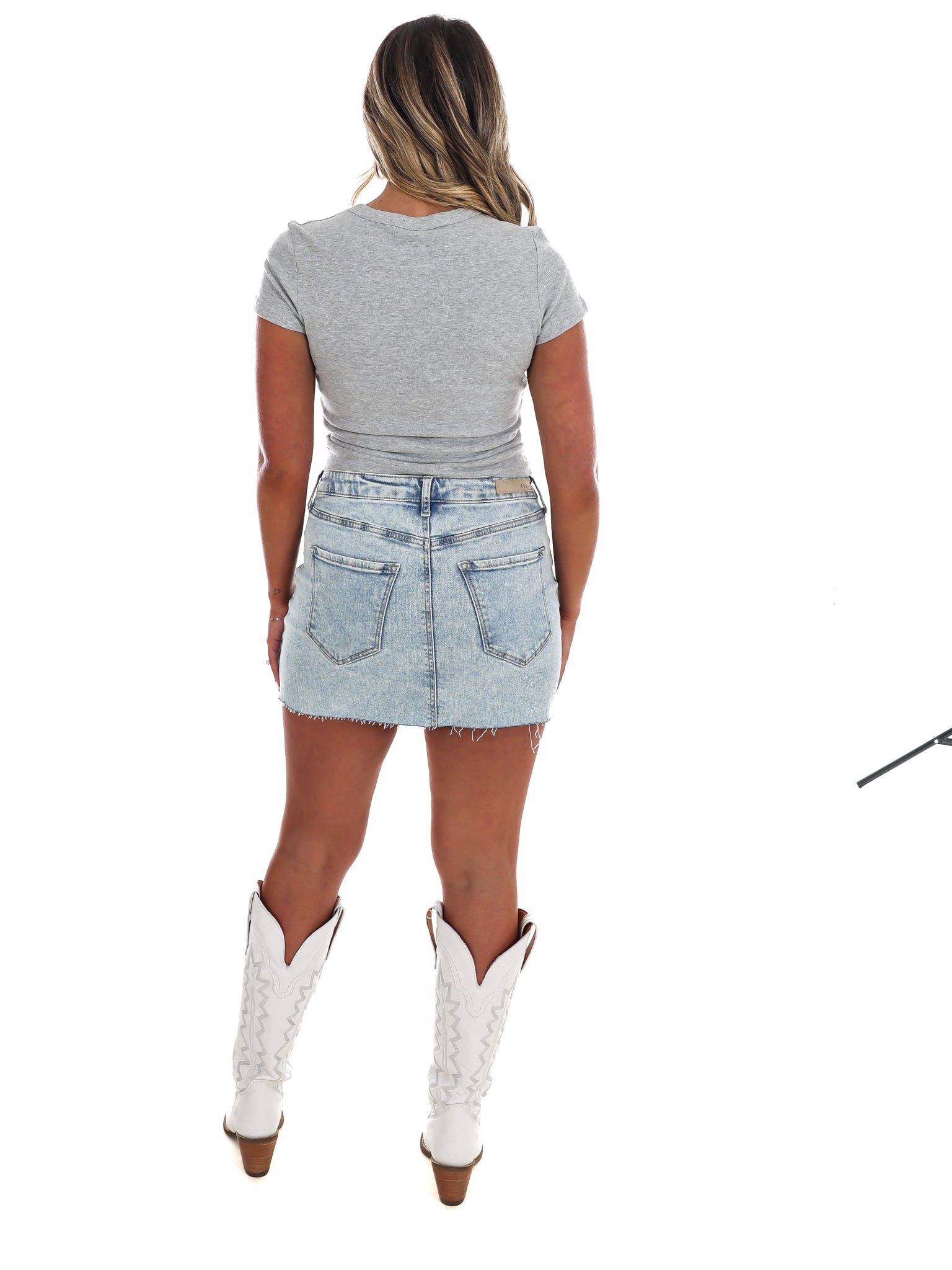 Orange Tri-Star Baby Tee