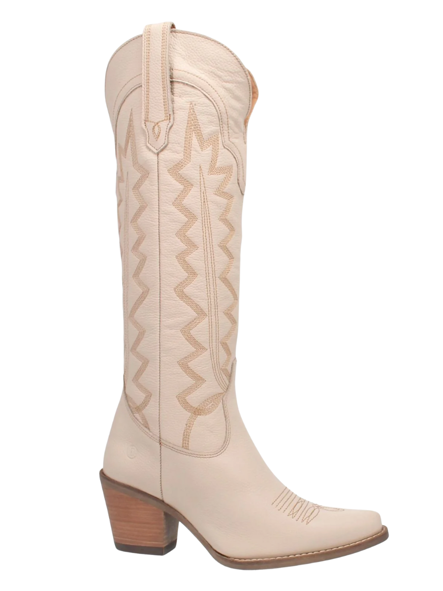 High Cotton White Cowboy Boots