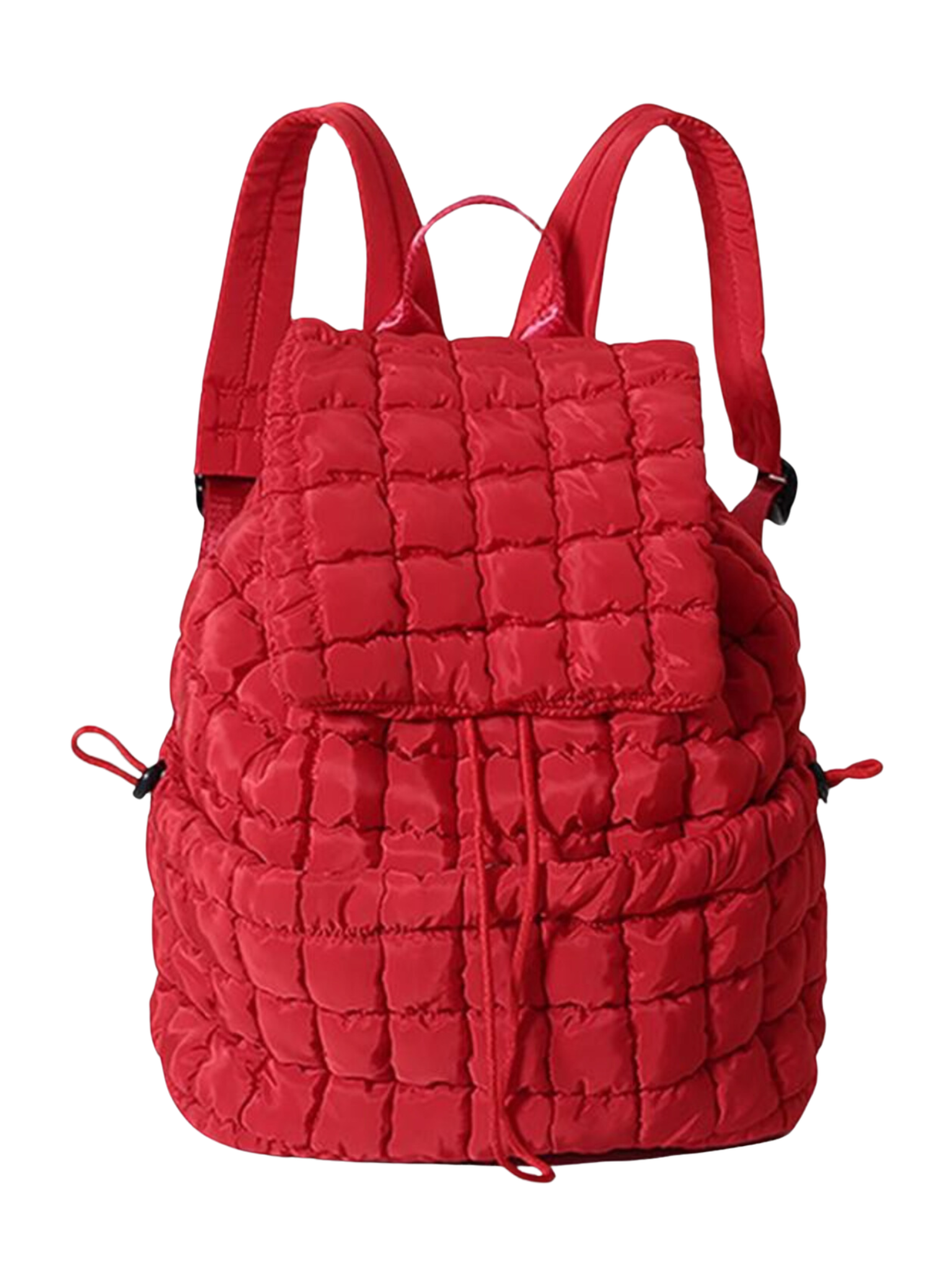 Quilted Drawstring Backpack