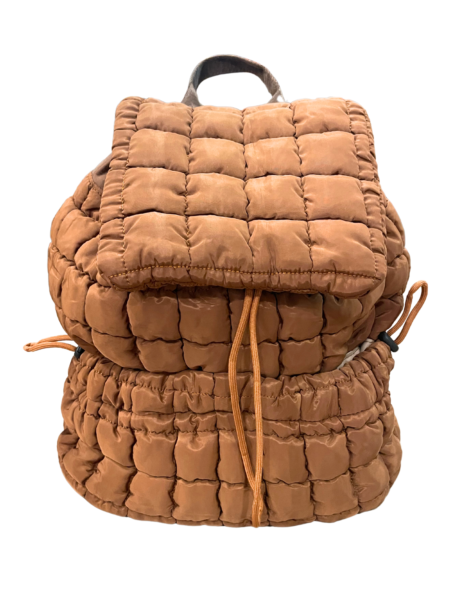 Quilted Drawstring Backpack