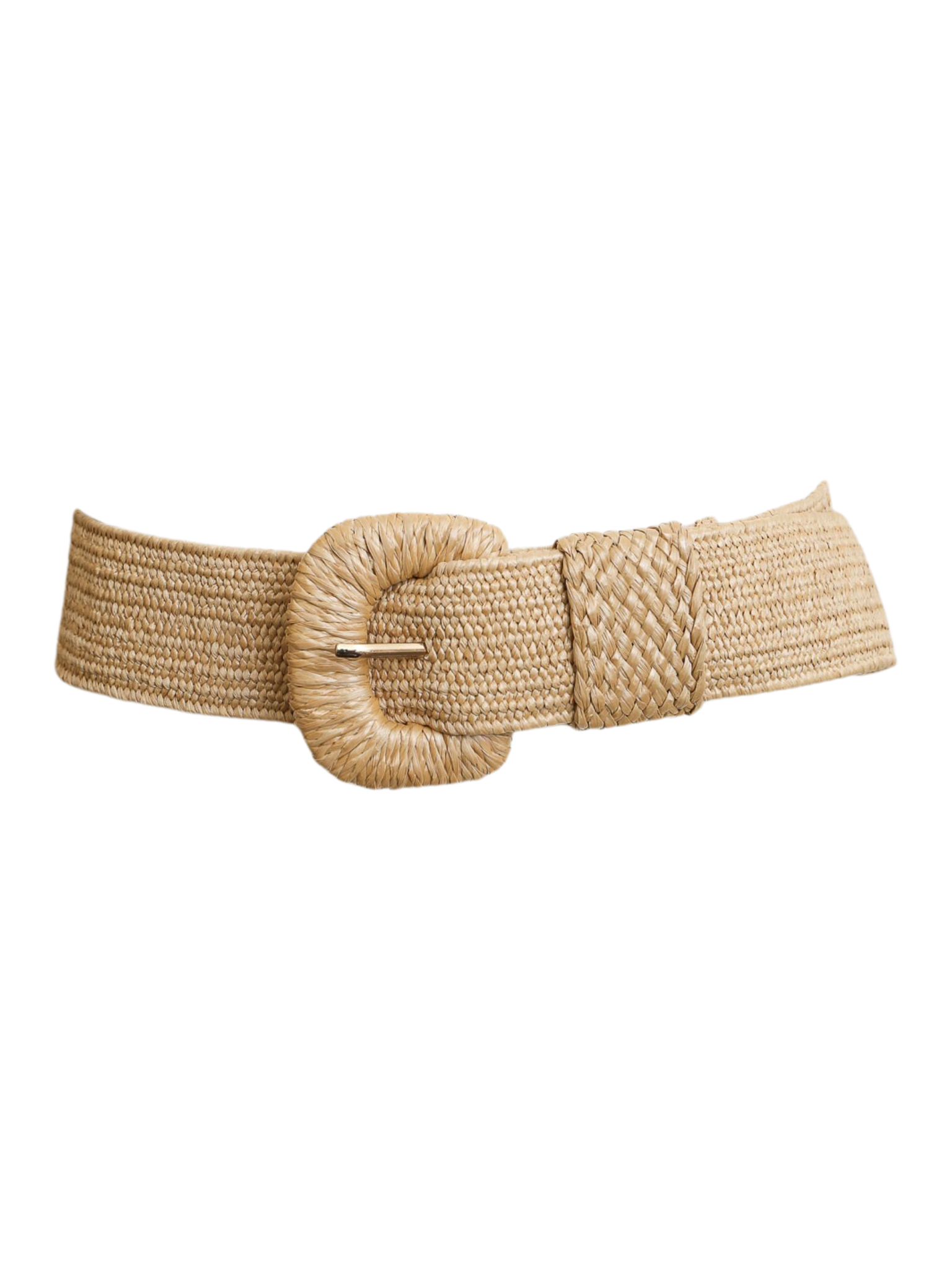 Raffia Stretch Belt