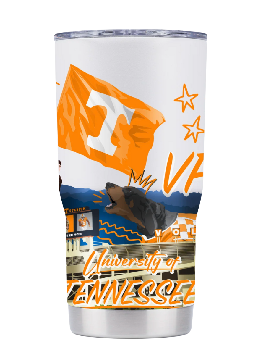 Tennessee Campus Icons Tumbler