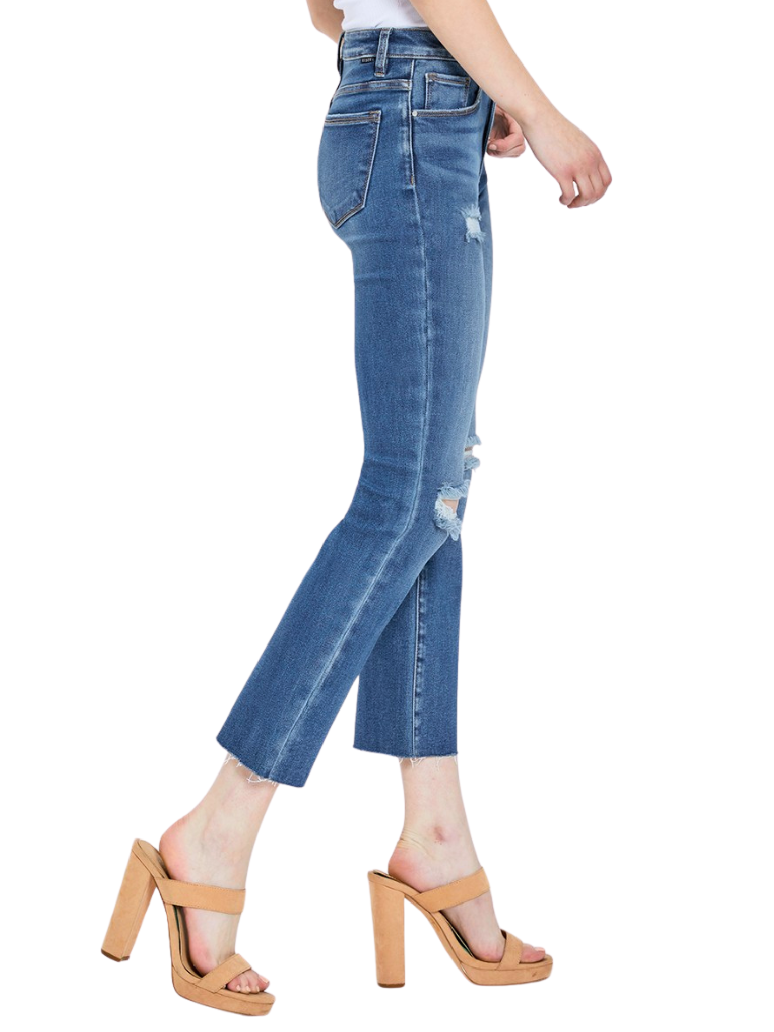 Raised Like That High Rise Ankle Jeans