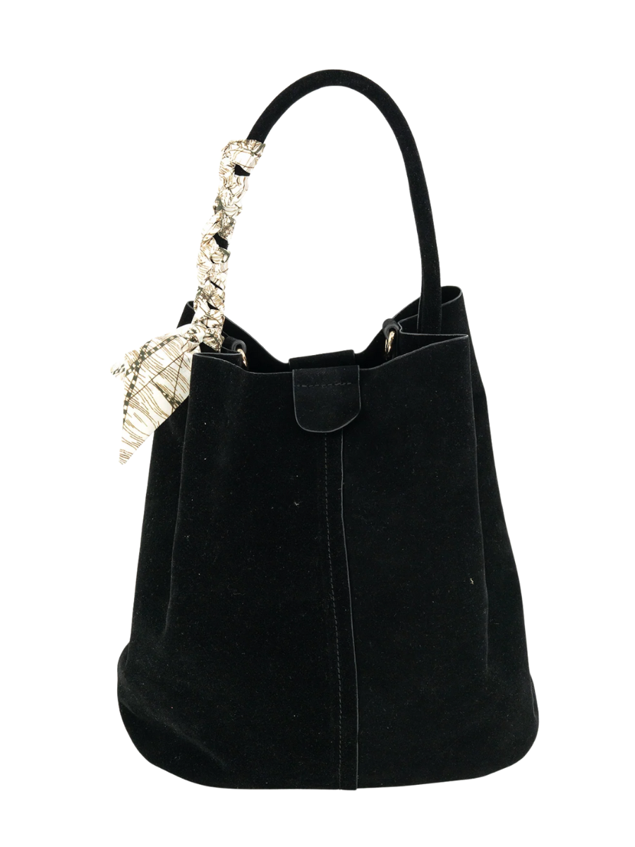 Suede Bucket Bag