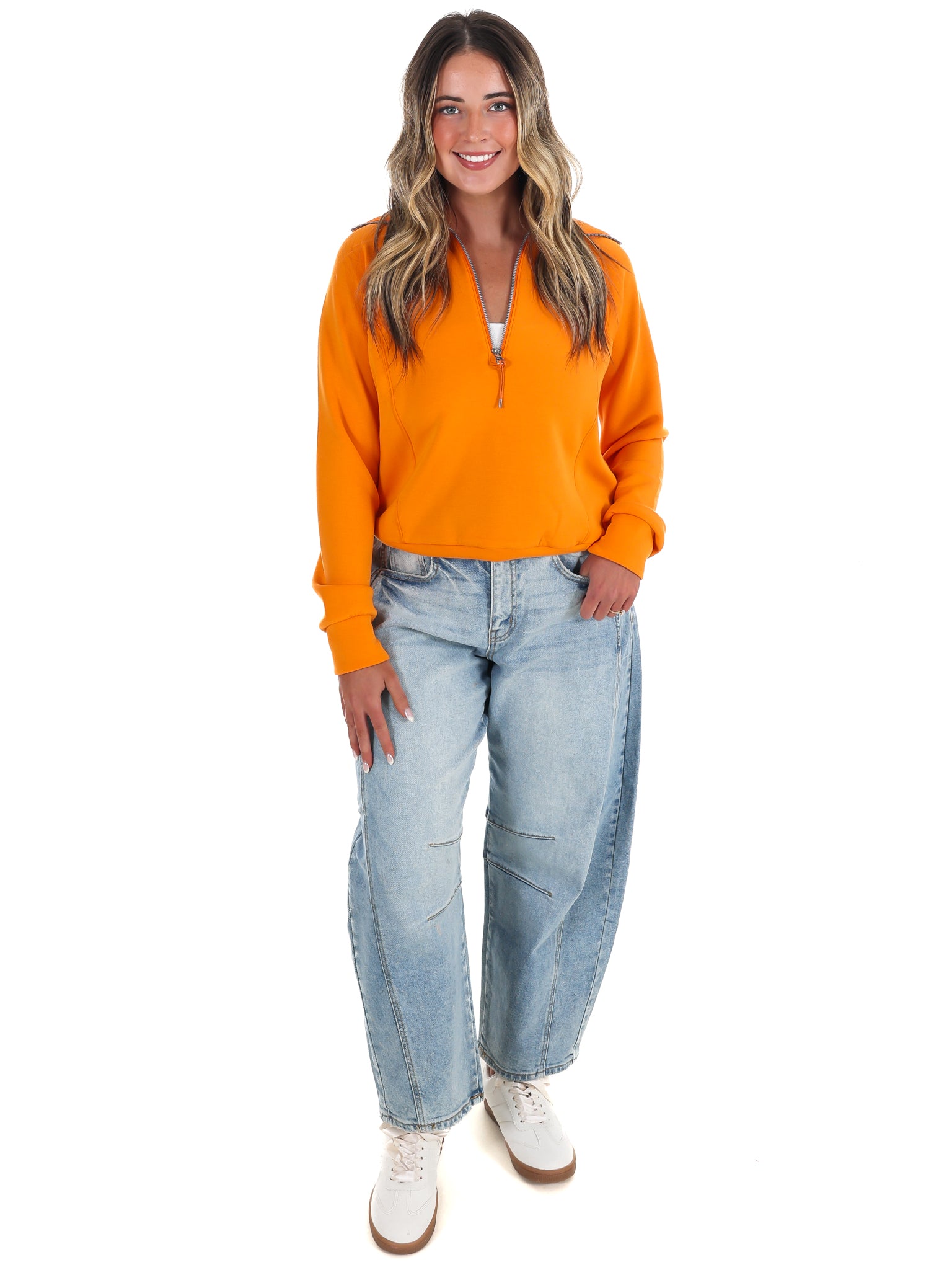 Spanx AirEssentials Half Zip Pullover