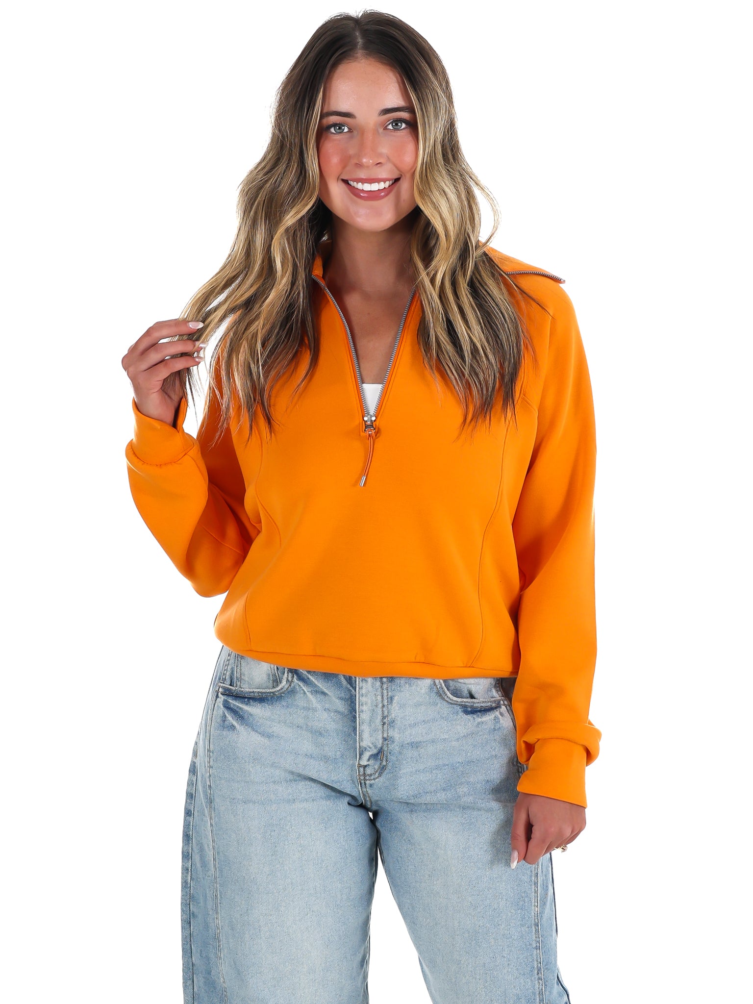 Spanx AirEssentials Half Zip Pullover