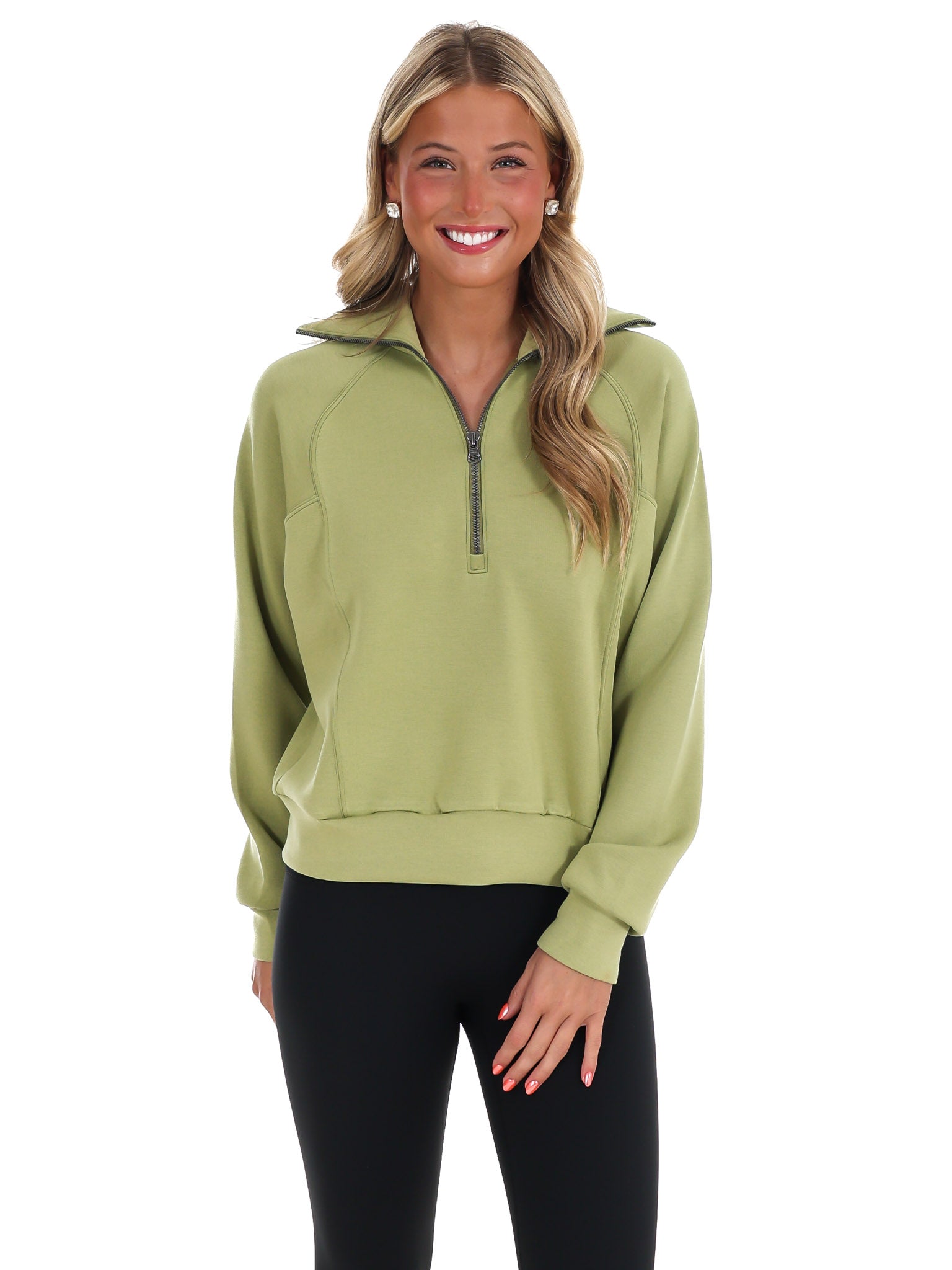 Spanx AirEssentials Half Zip Pullover