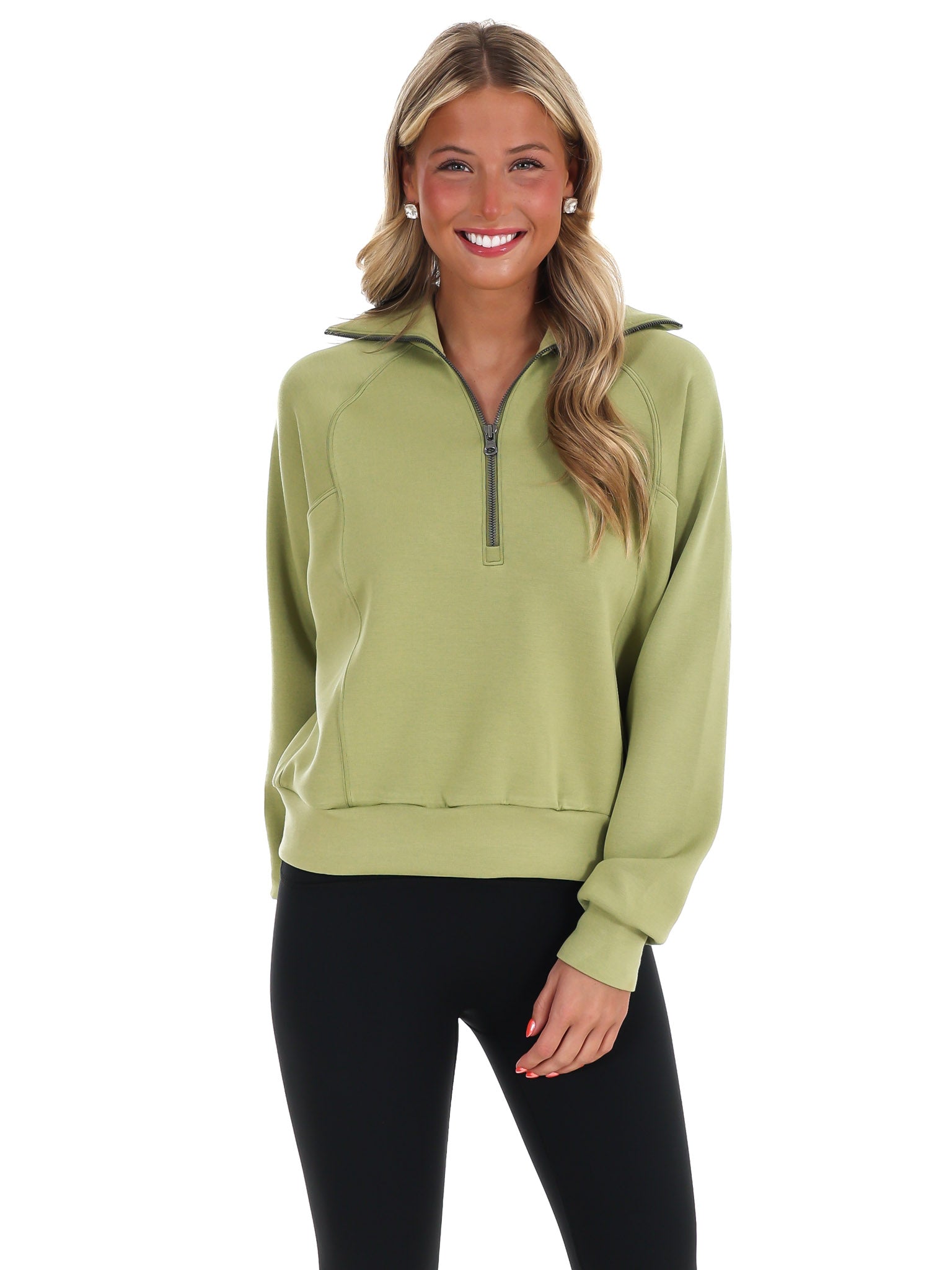 Spanx AirEssentials Half Zip Pullover