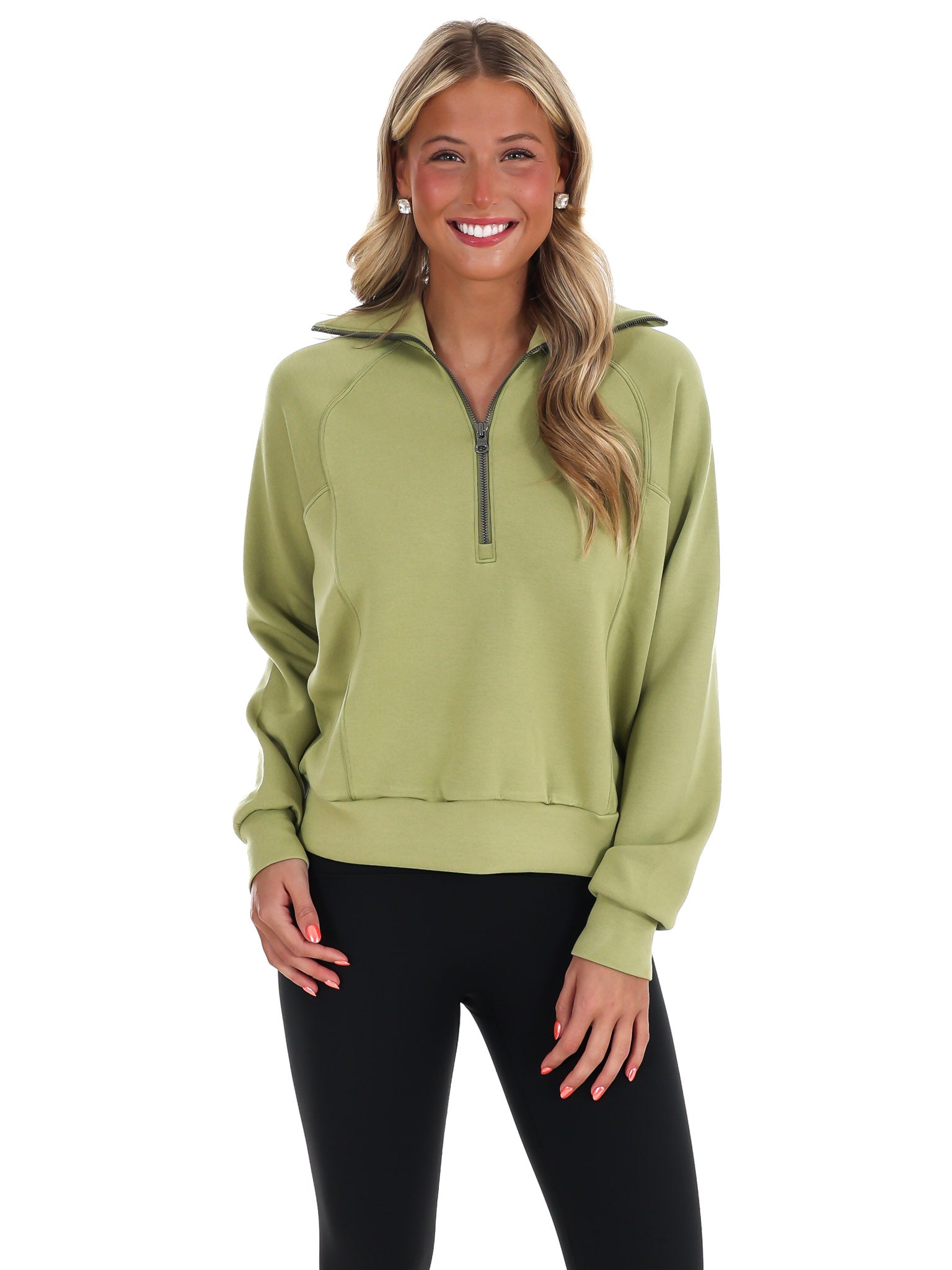 Spanx AirEssentials Half Zip Pullover
