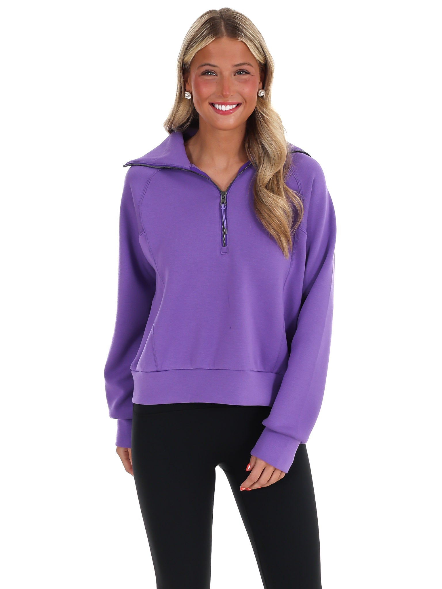 Spanx AirEssentials Half Zip Pullover