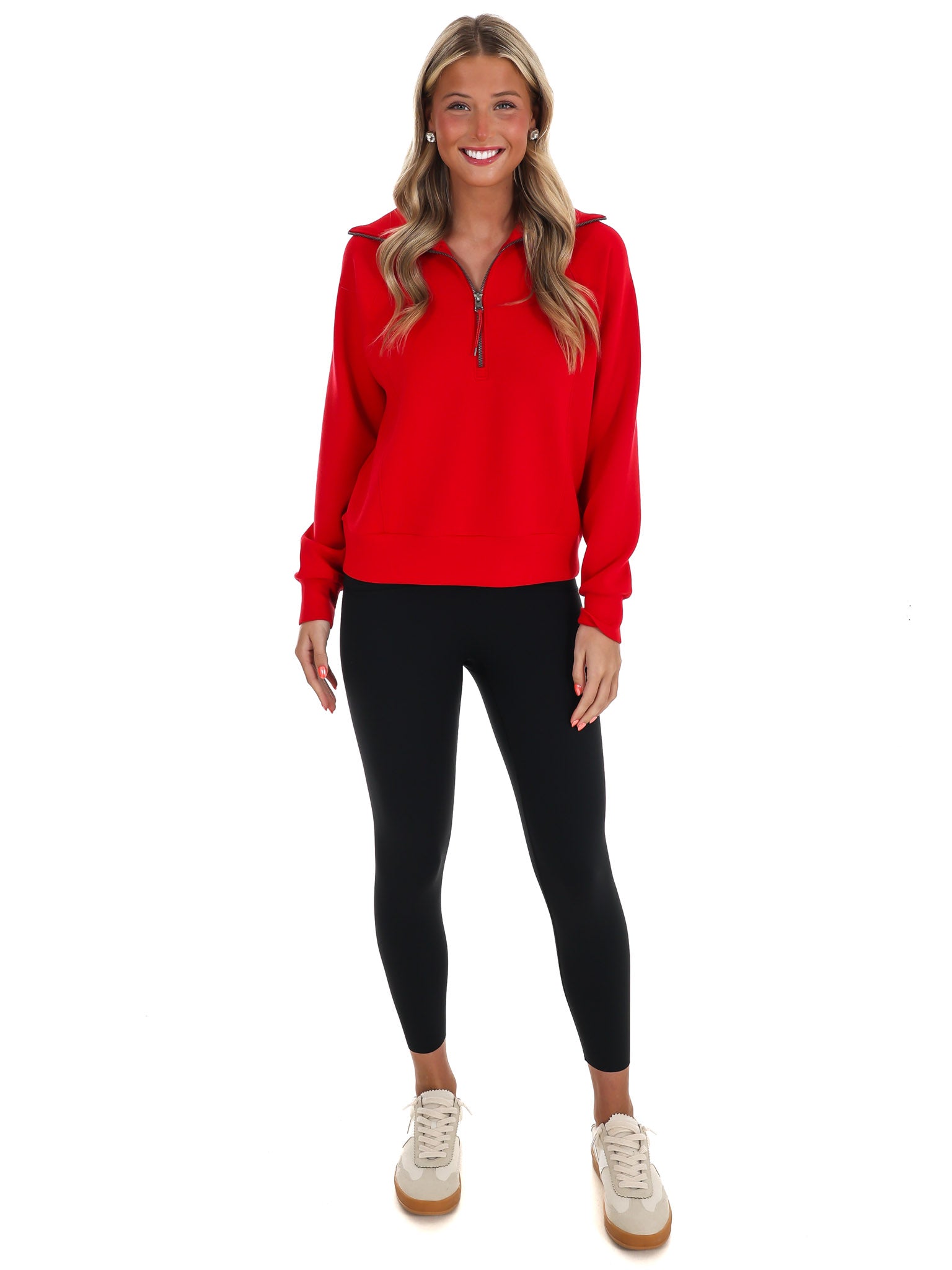 Spanx AirEssentials Half Zip Pullover