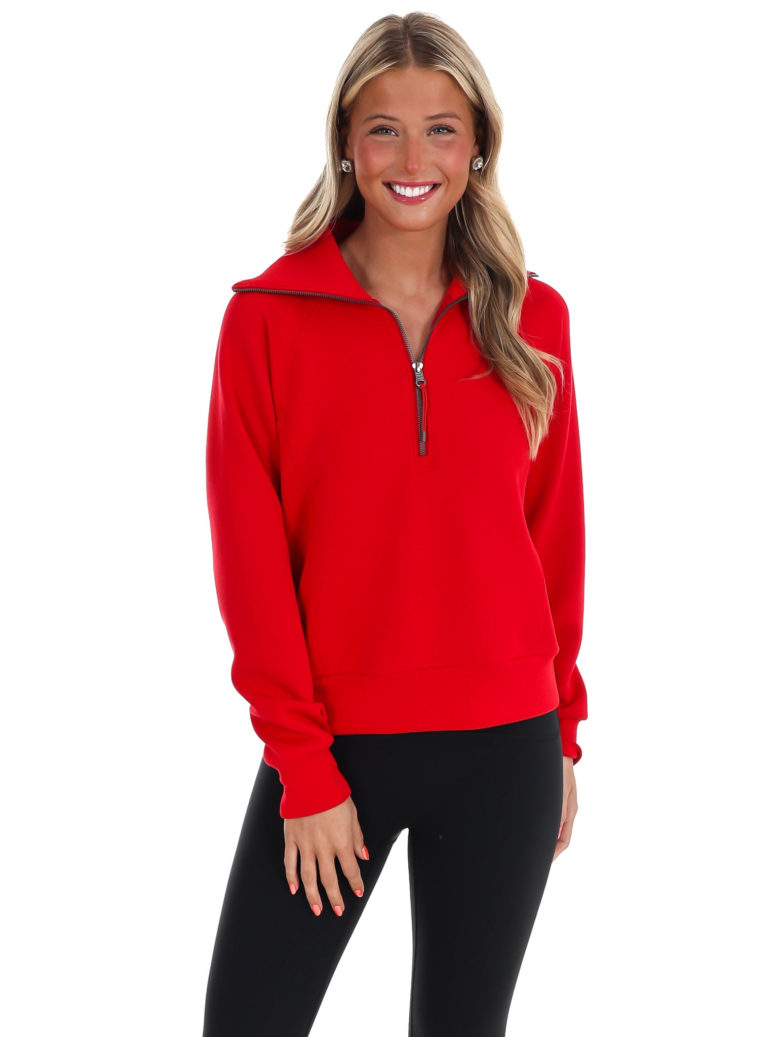 Spanx AirEssentials Half Zip Pullover