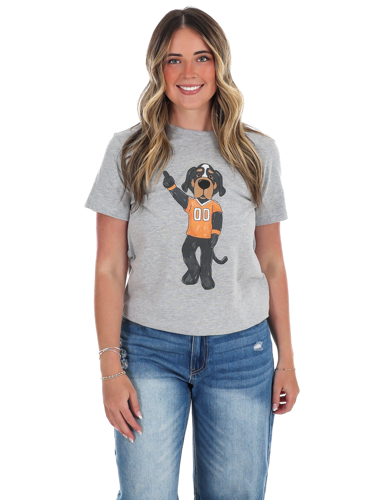 Cropped Watercolor Smokey Tee