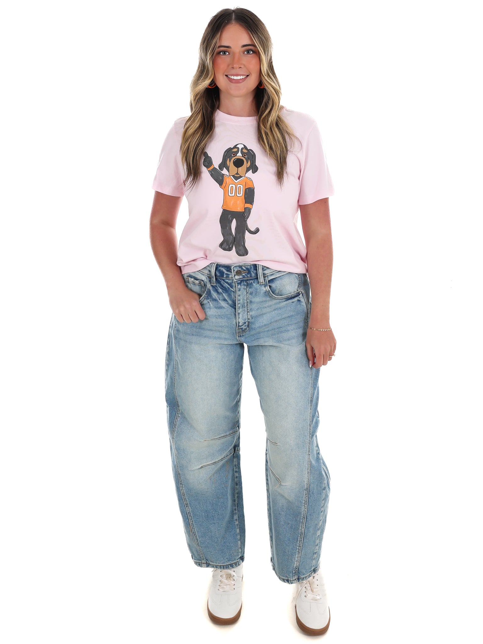 Cropped Watercolor Smokey Tee