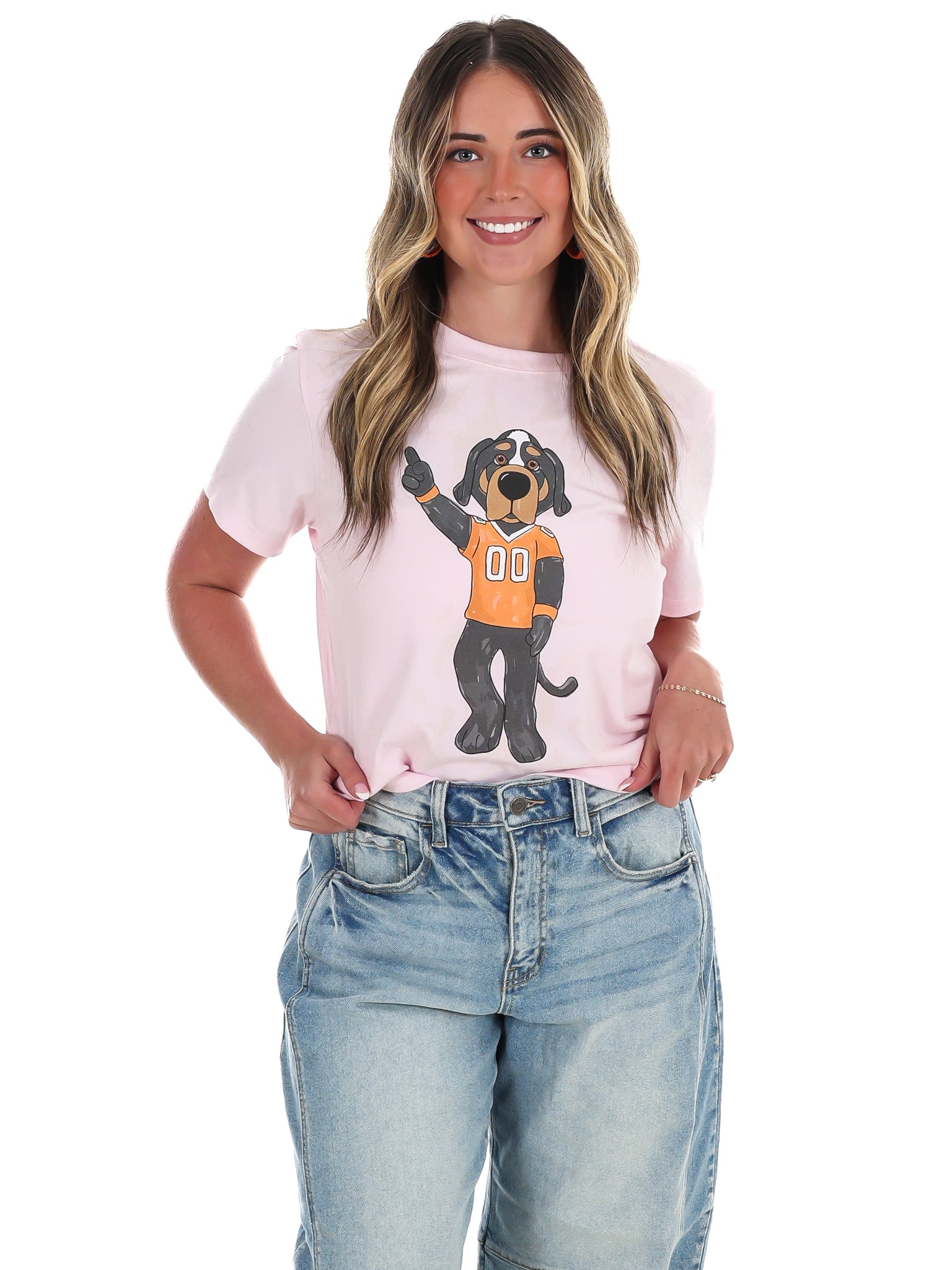 Cropped Watercolor Smokey Tee