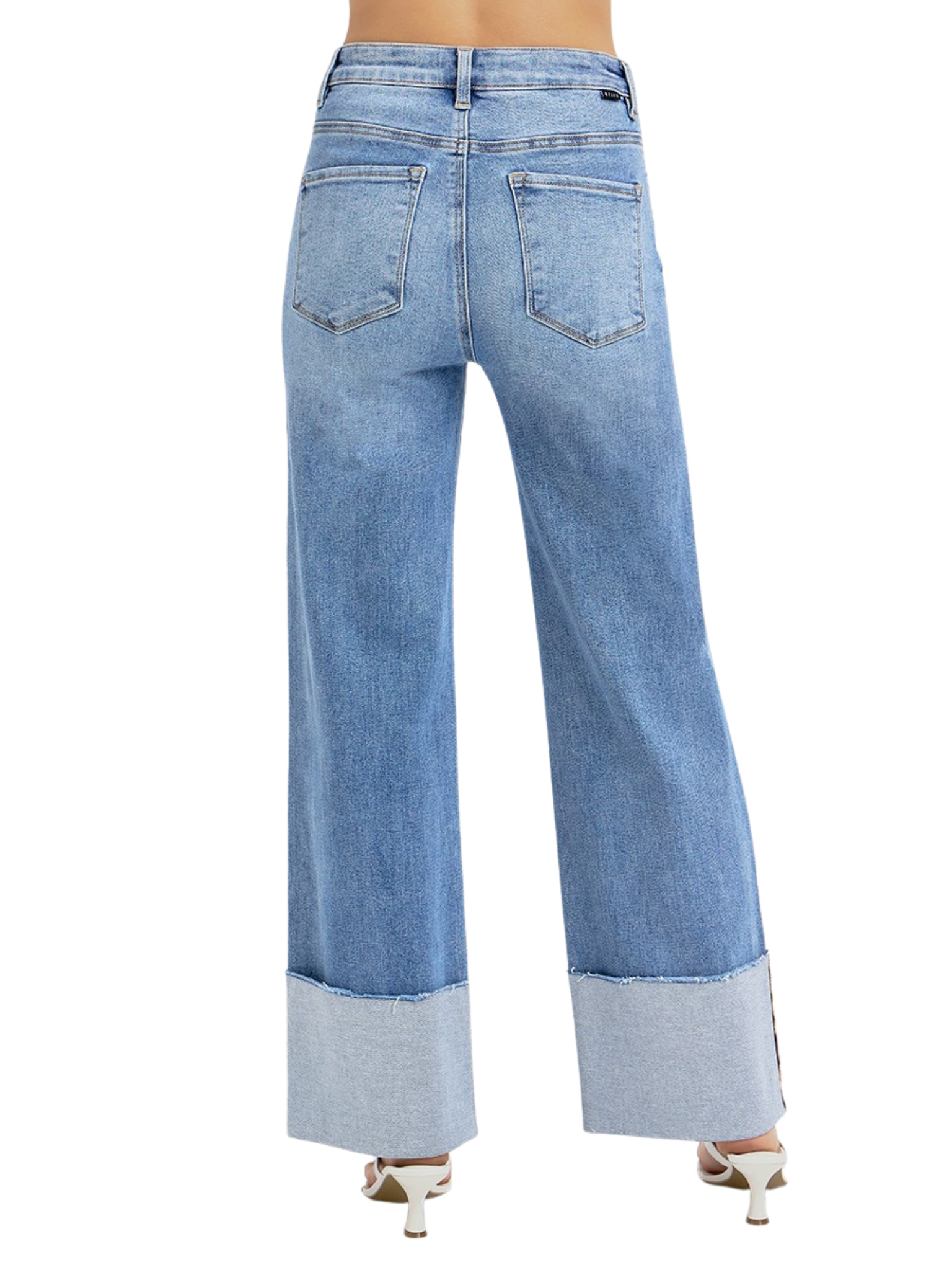 Laid Back Blues Cuffed Jeans