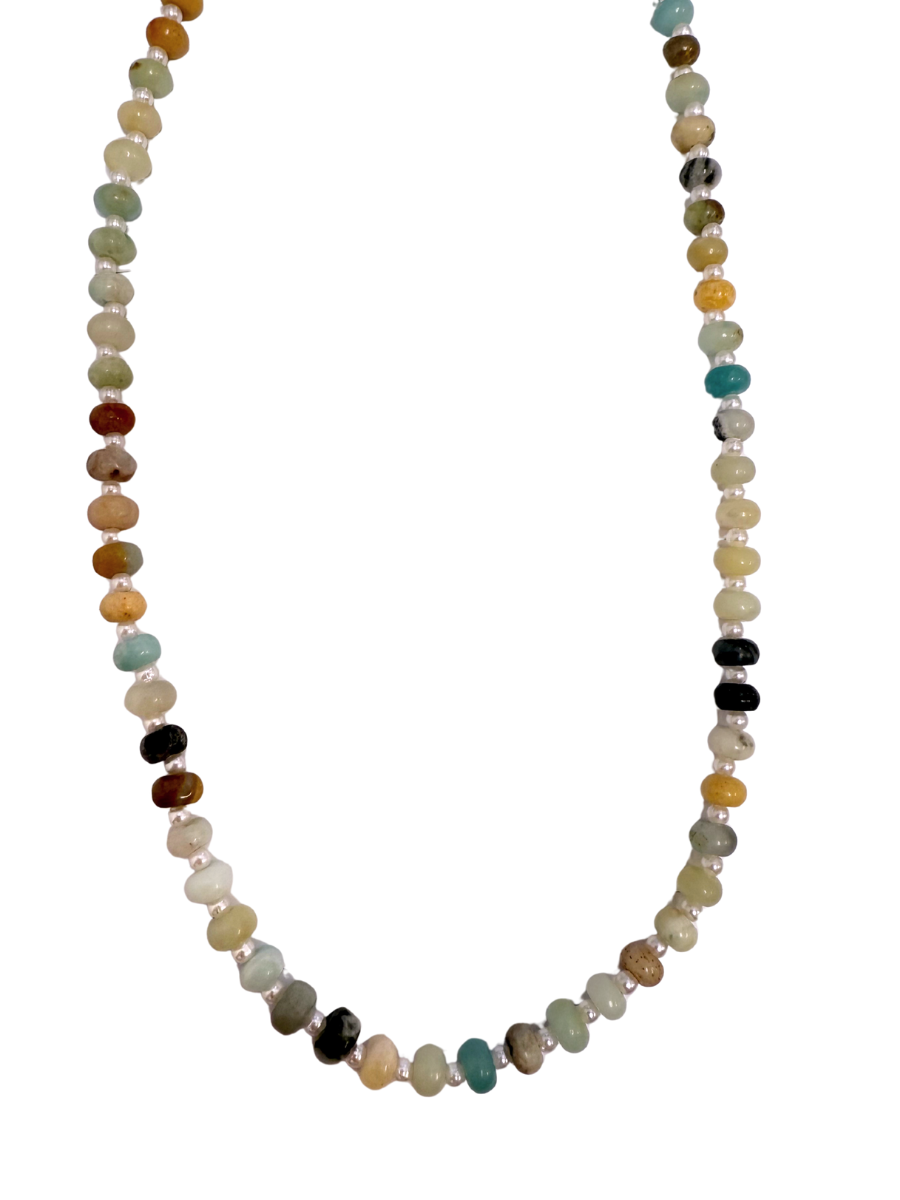 Natural Stone Beaded Necklace