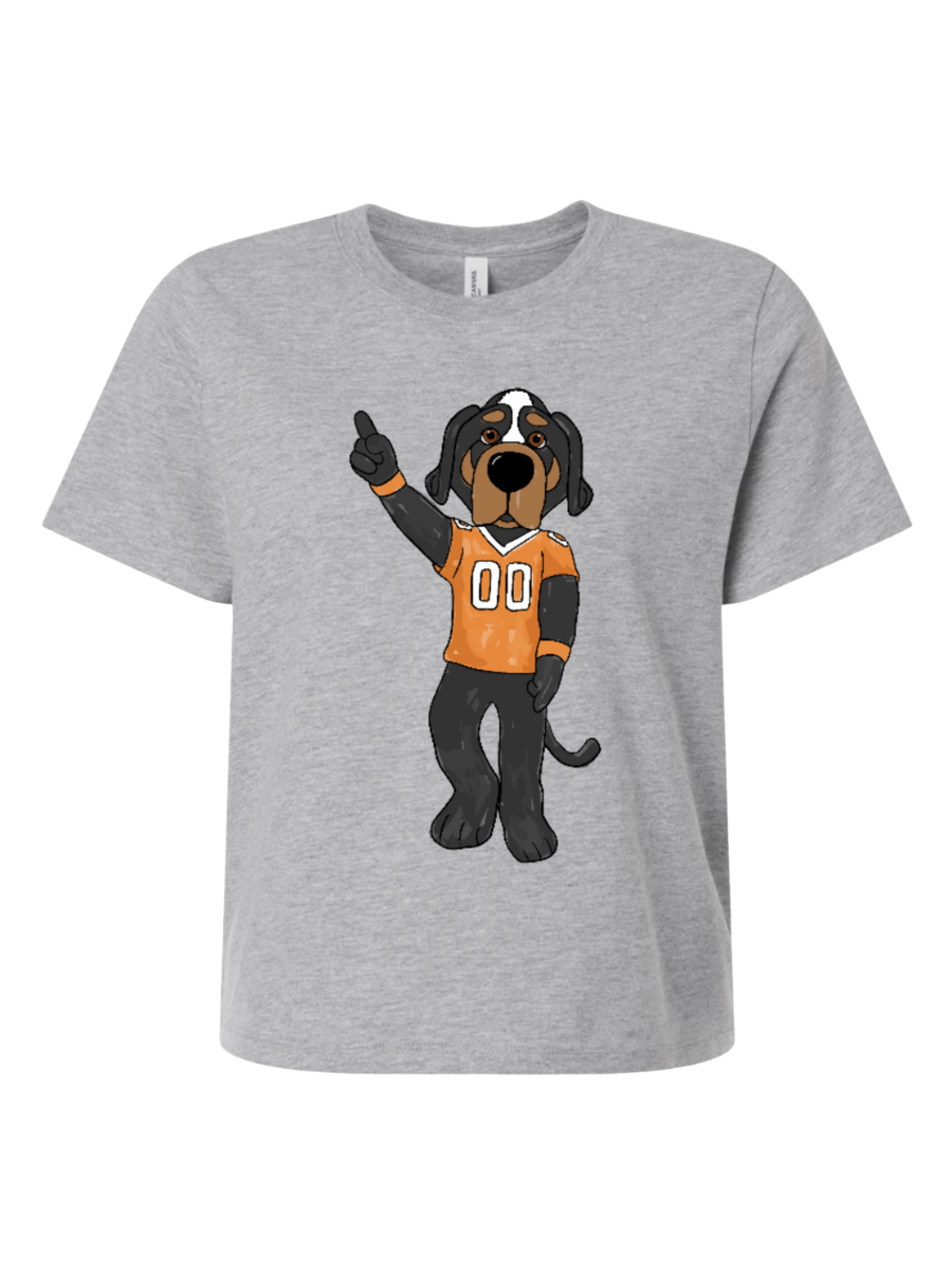 Cropped Watercolor Smokey Tee