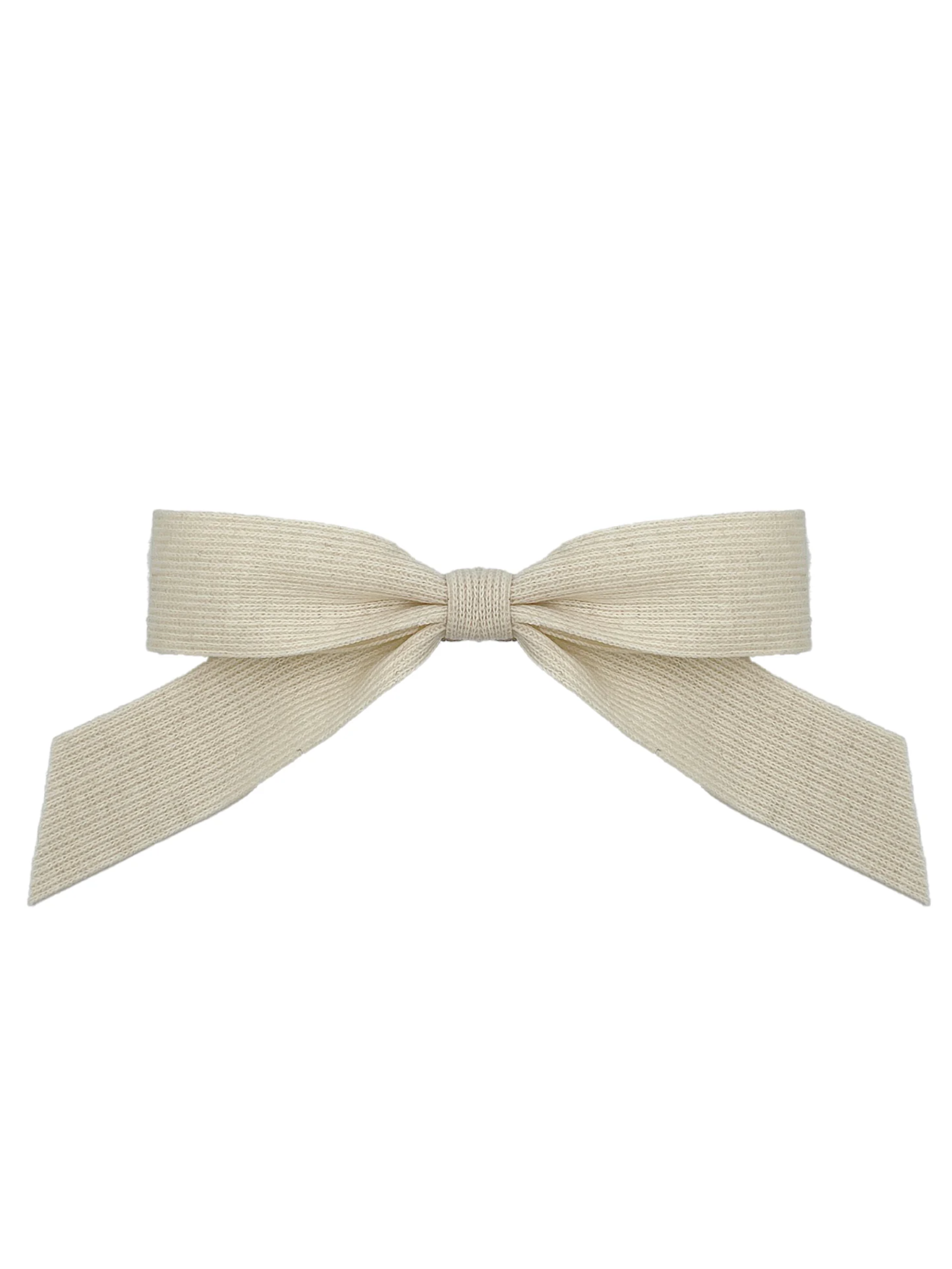 Knit Bow Hair Barrette