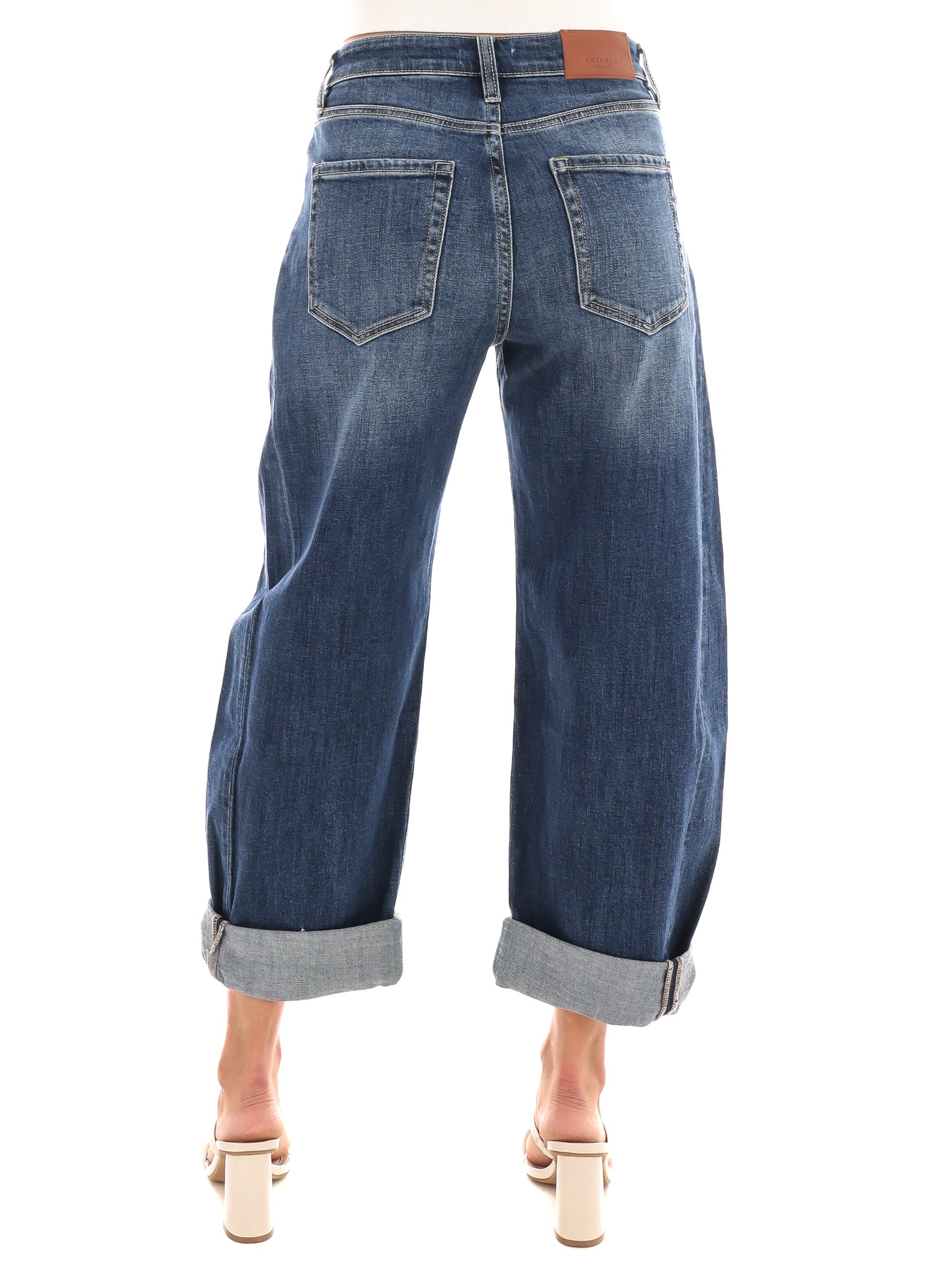 High Rise Relaxed Barrel Jeans