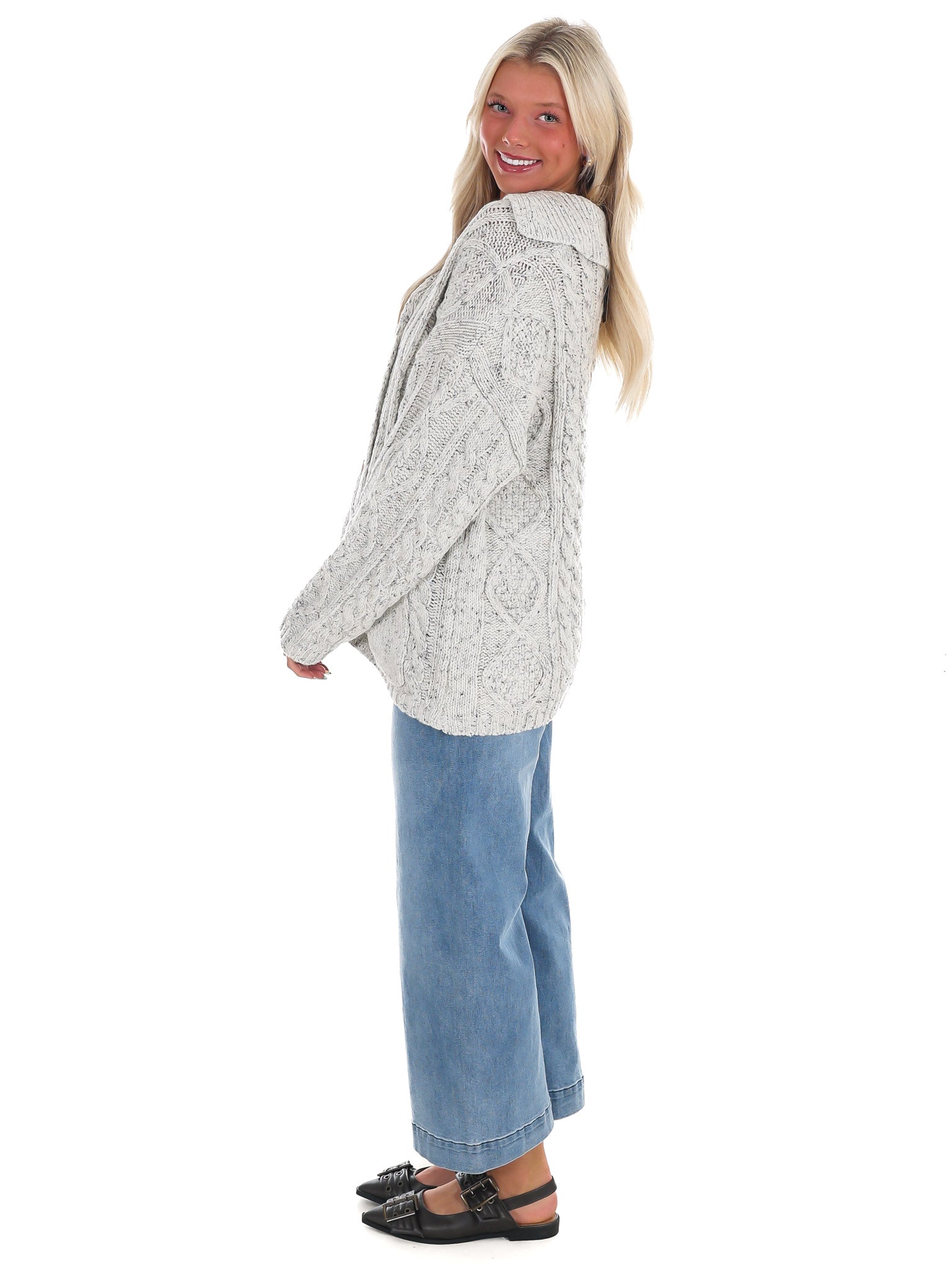 Fireside Layers Oversized Cardigan