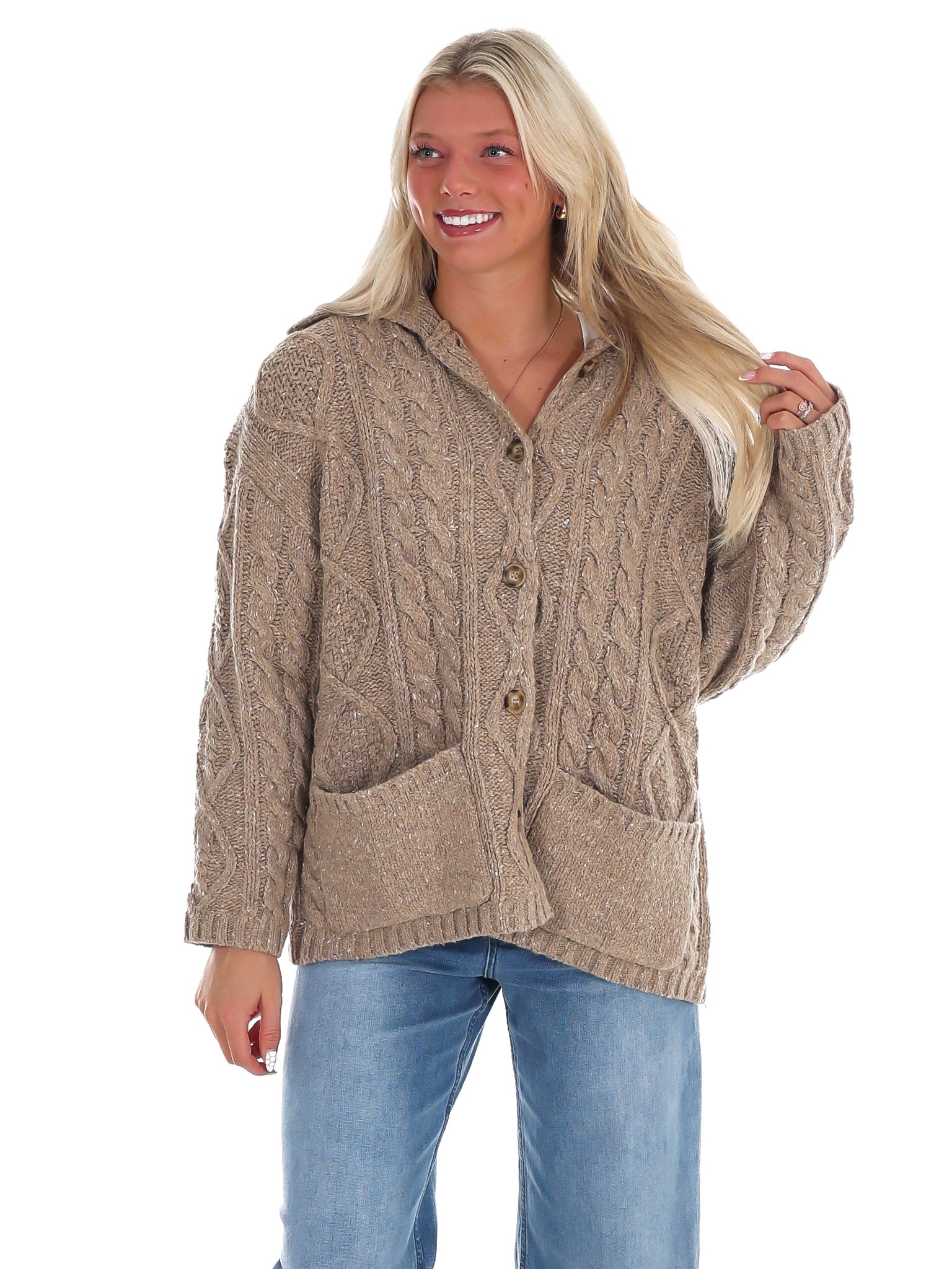 Fireside Layers Oversized Cardigan