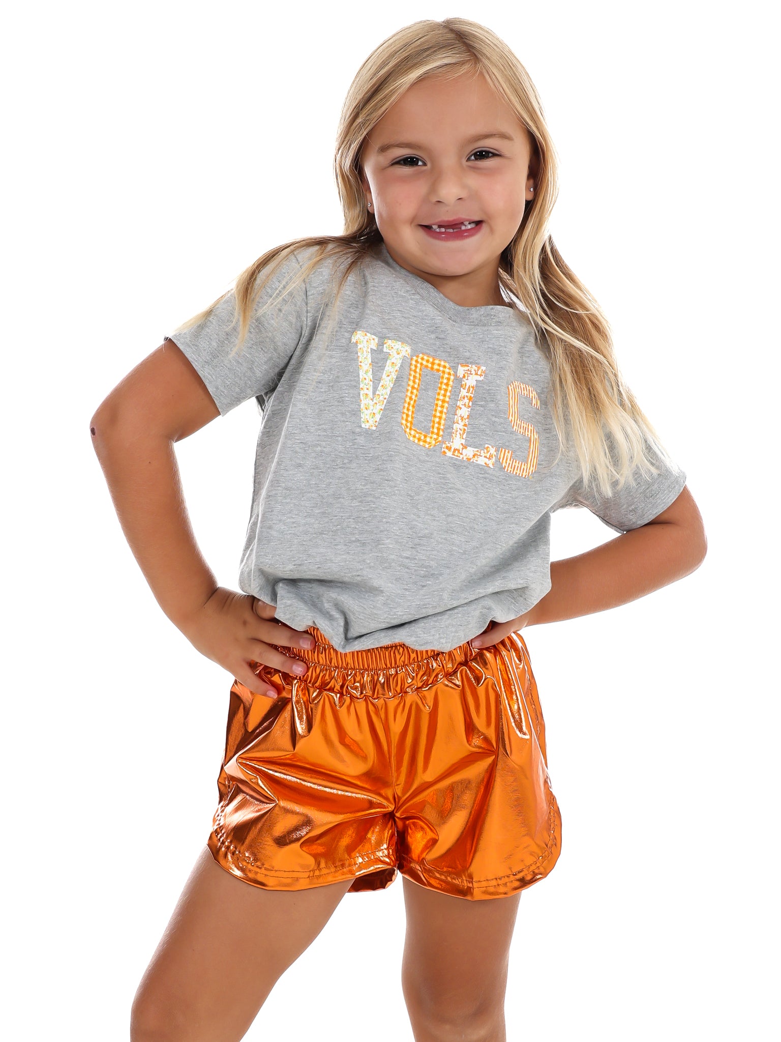 Youth Vols Quilted Puff Ink Tee