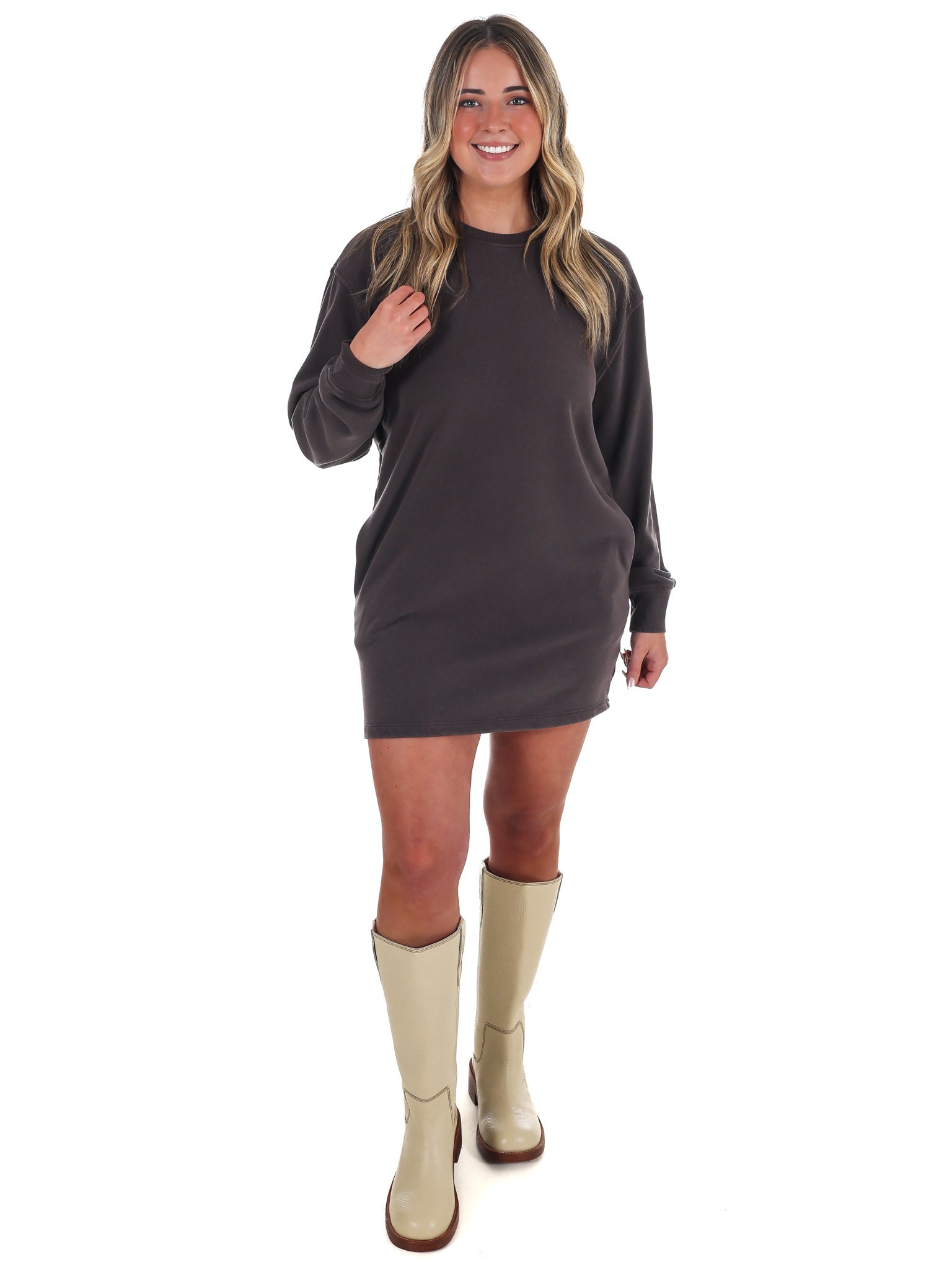 The Horizon Oversized Sweatshirt Dress