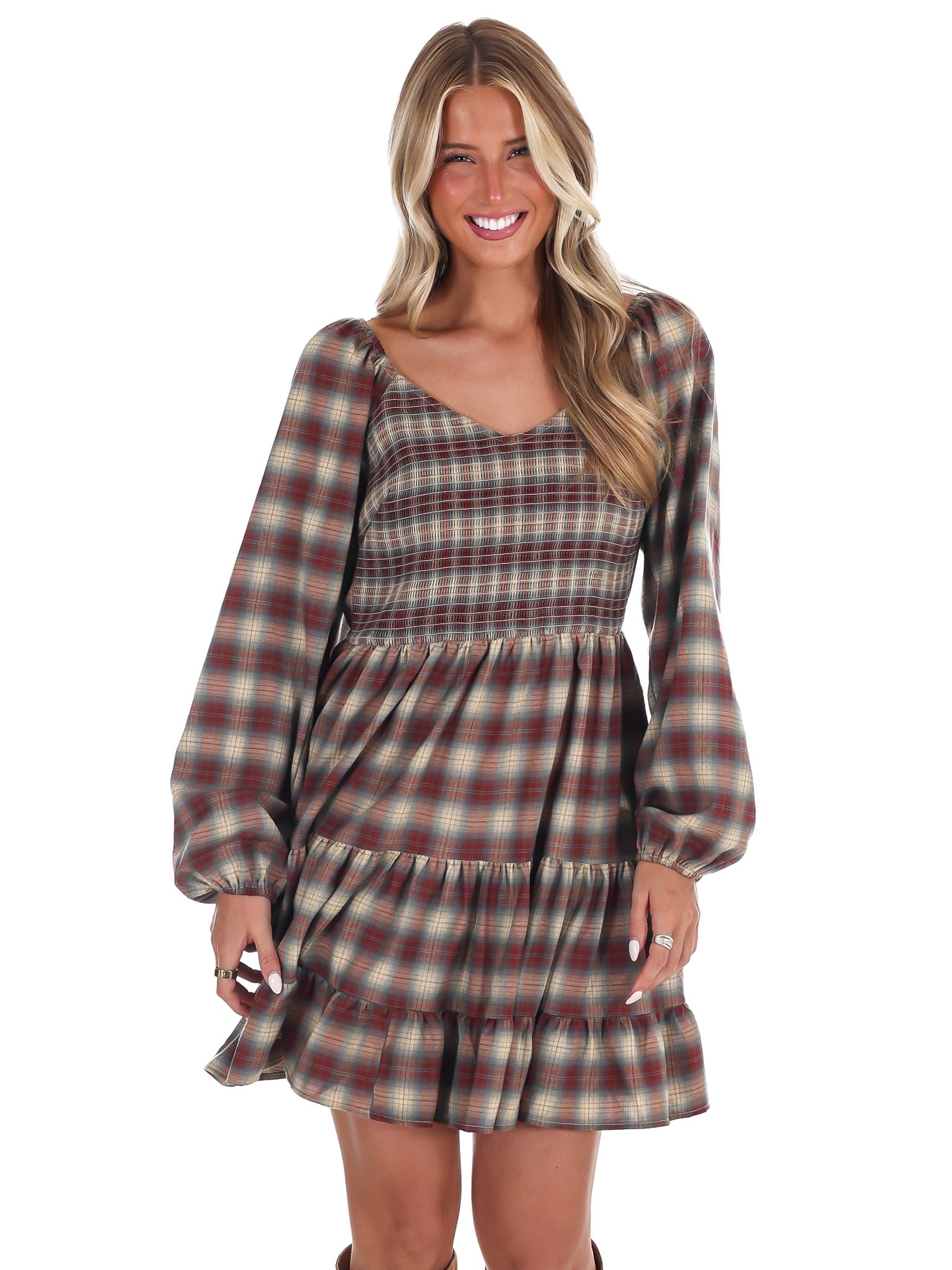 Fall's Favorite Plaid Dress