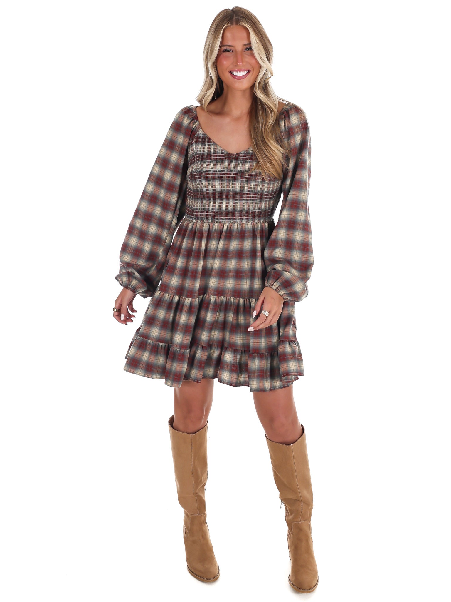 Fall's Favorite Plaid Dress