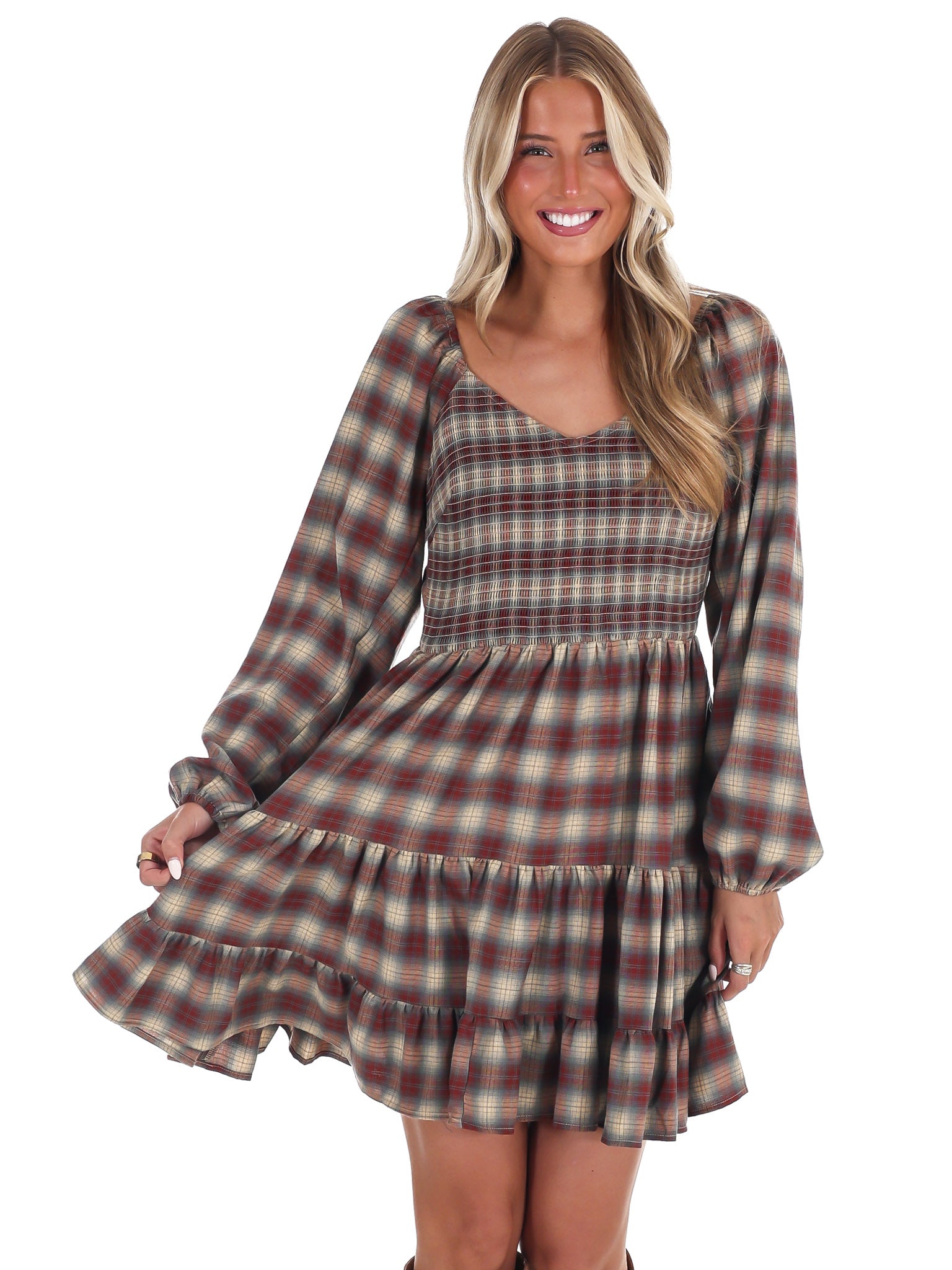 Fall's Favorite Plaid Dress