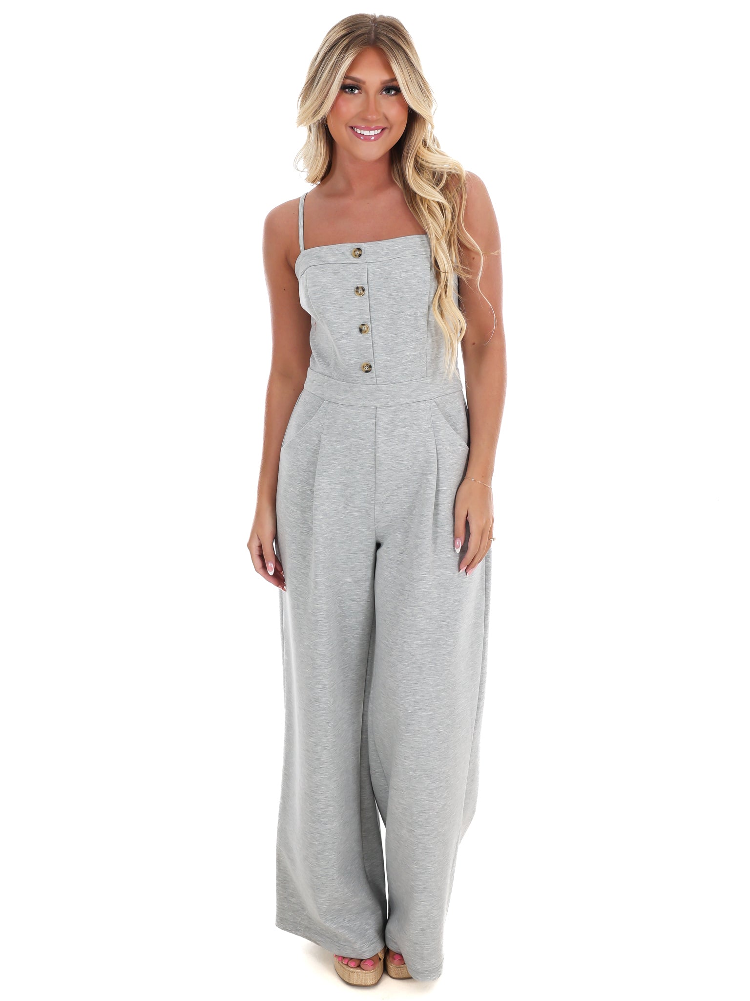 Time to Shop Knit Jumpsuit