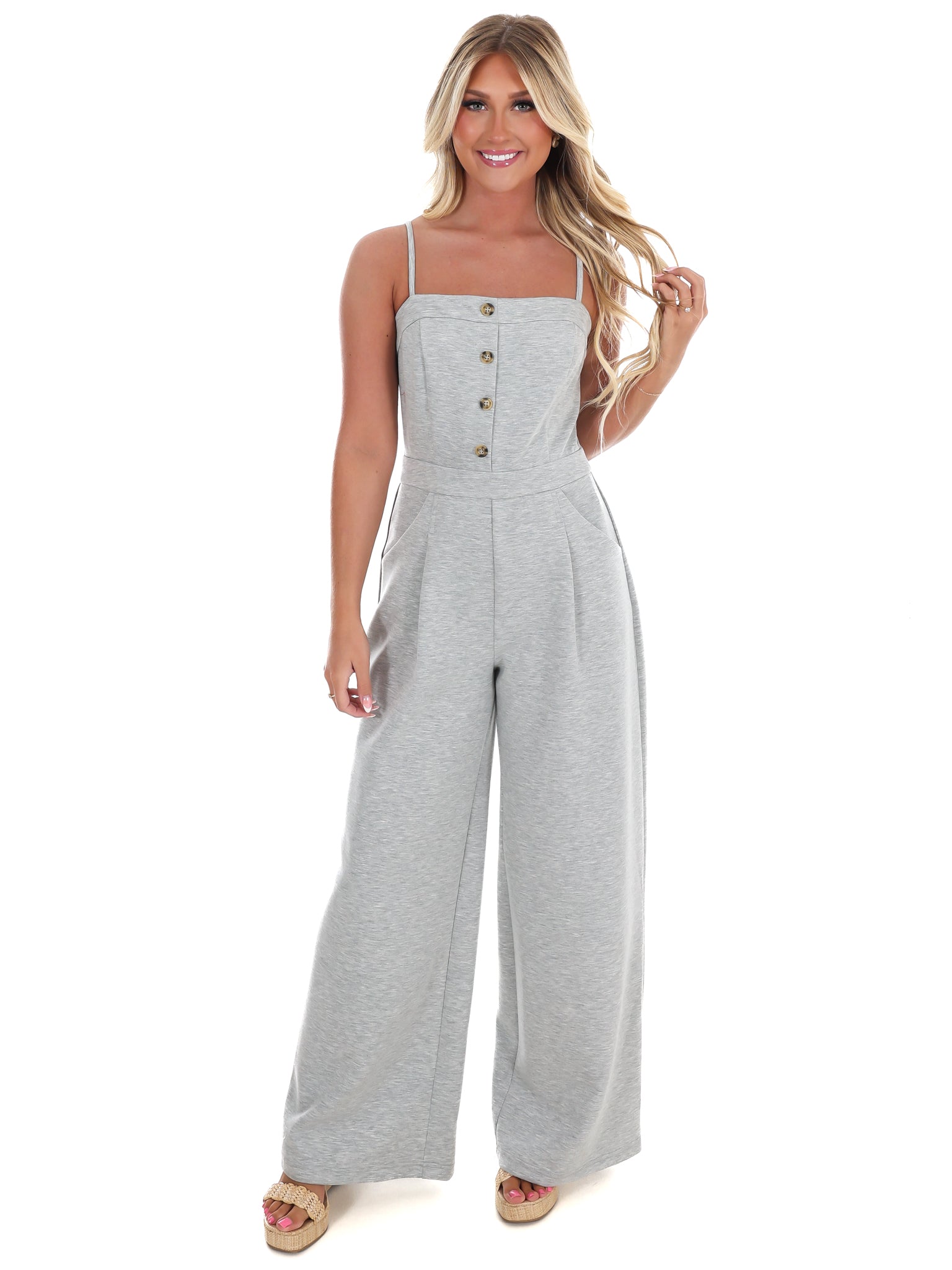 Time to Shop Knit Jumpsuit