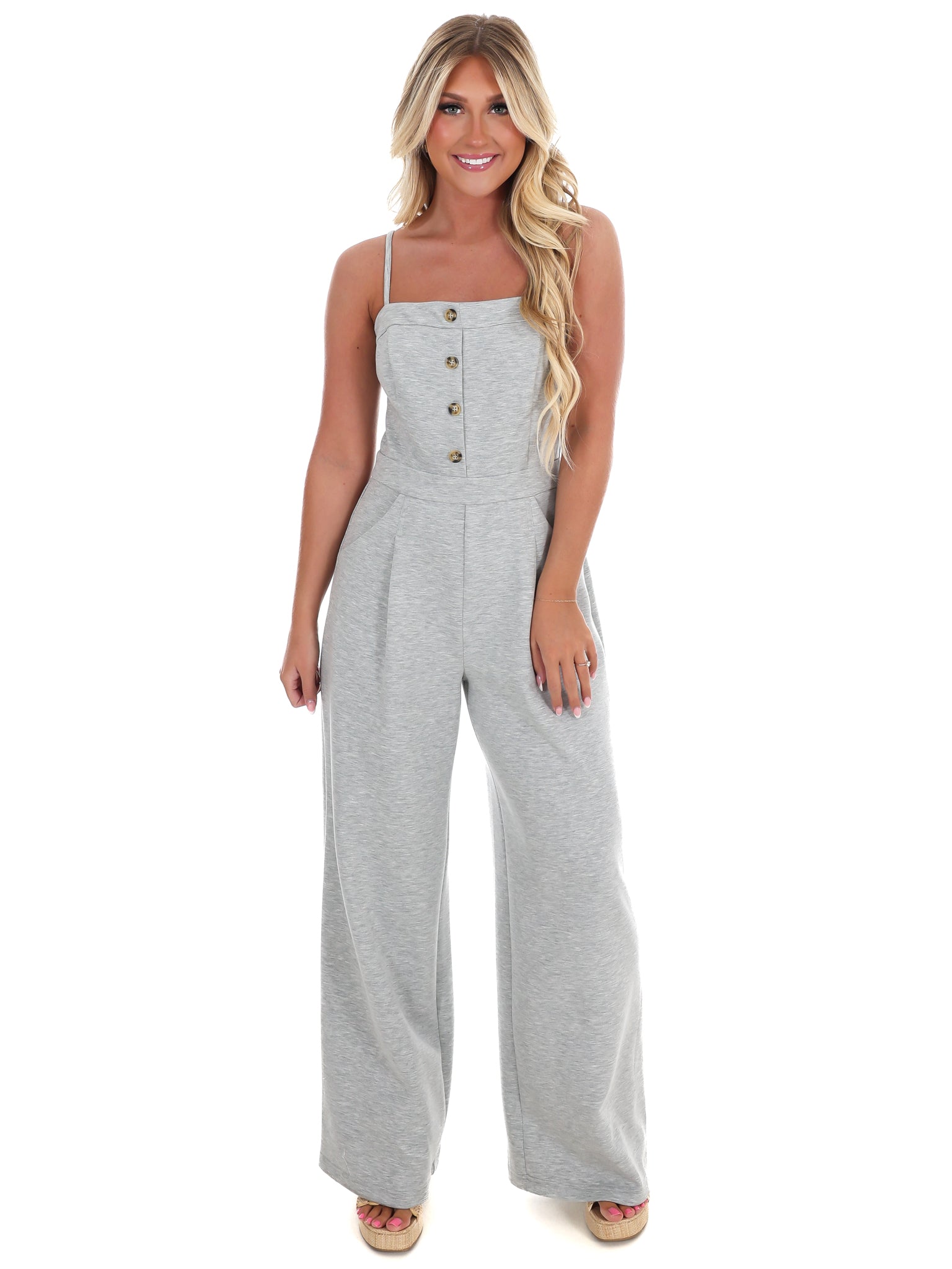 Time to Shop Knit Jumpsuit