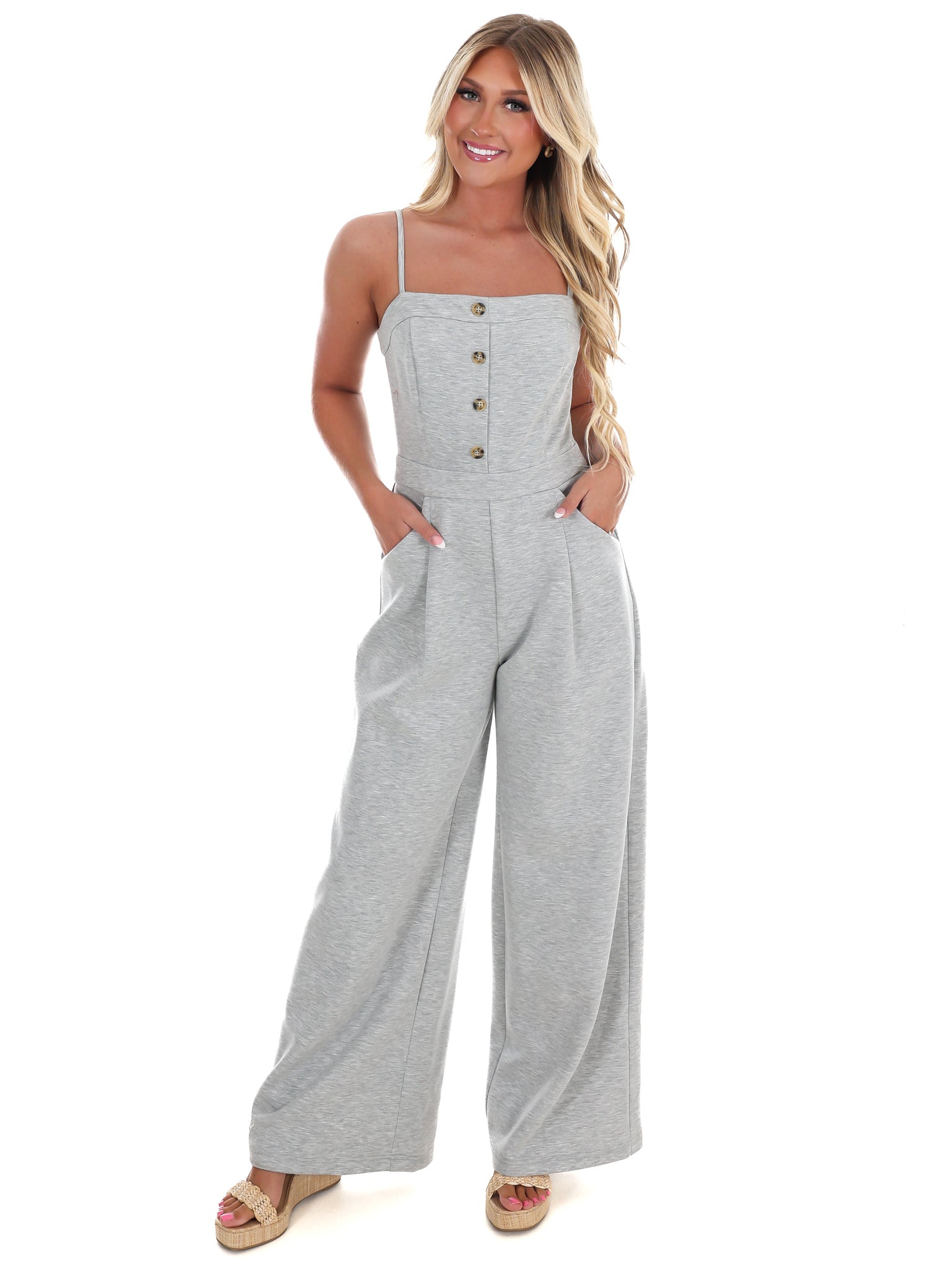 Time to Shop Knit Jumpsuit