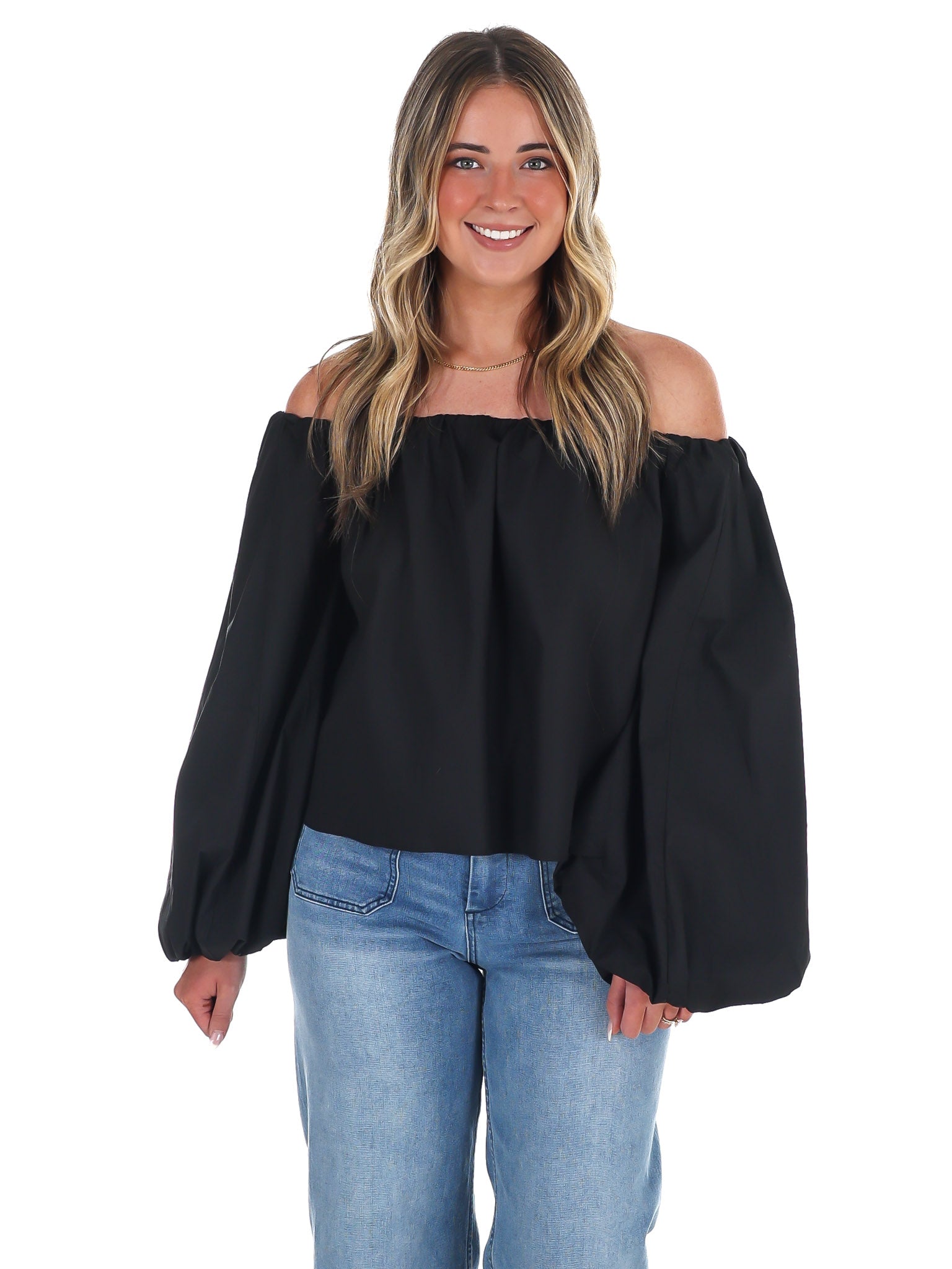 Cascade Off Shoulder Top