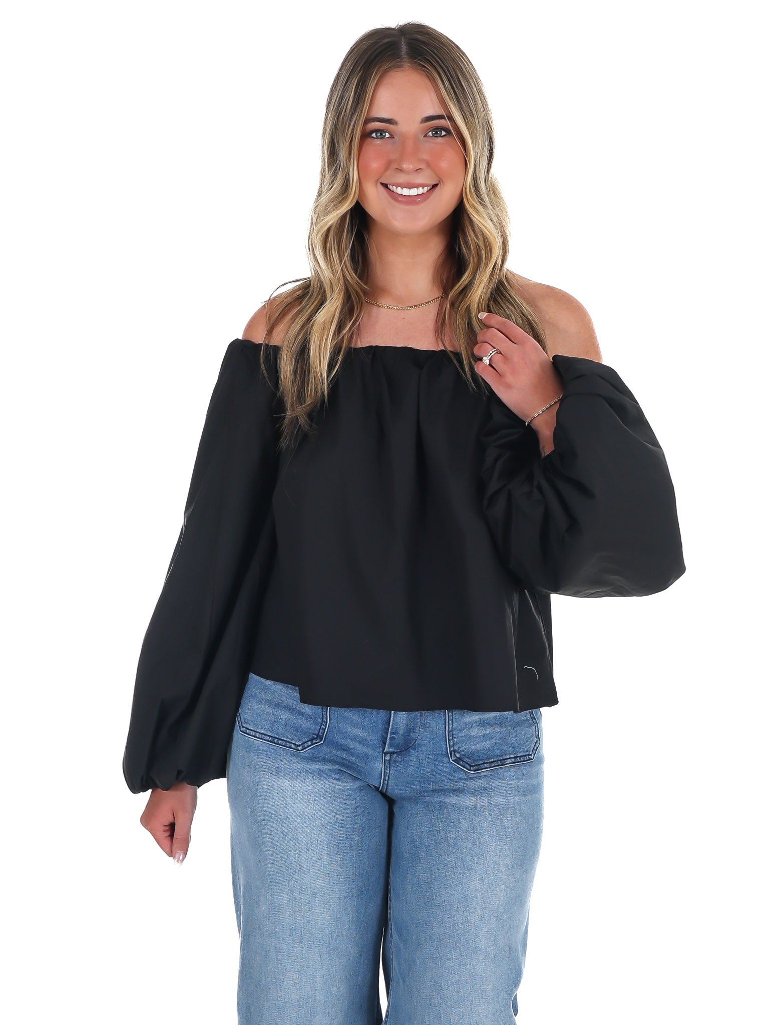 Cascade Off Shoulder Top