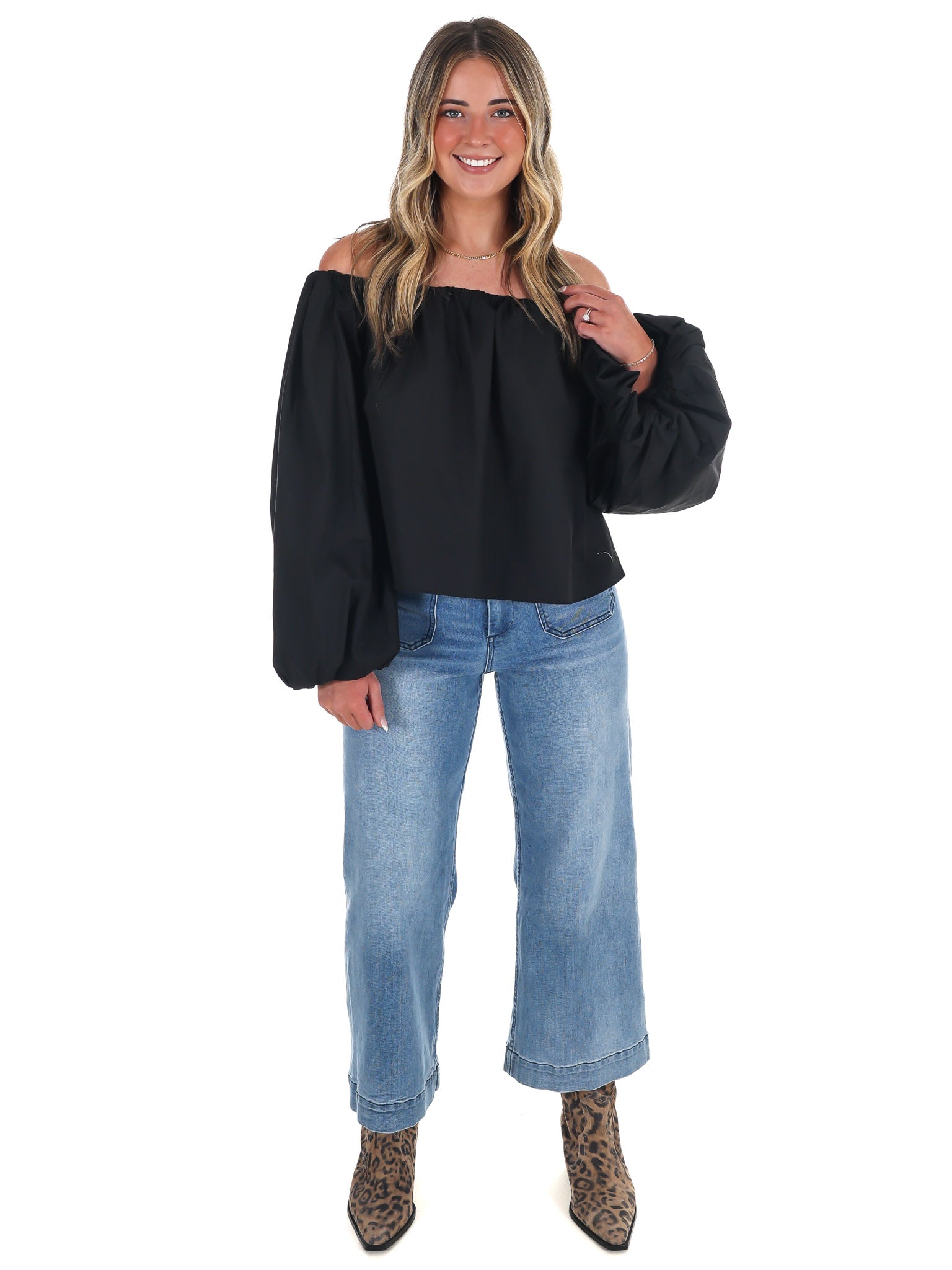 Cascade Off Shoulder Top
