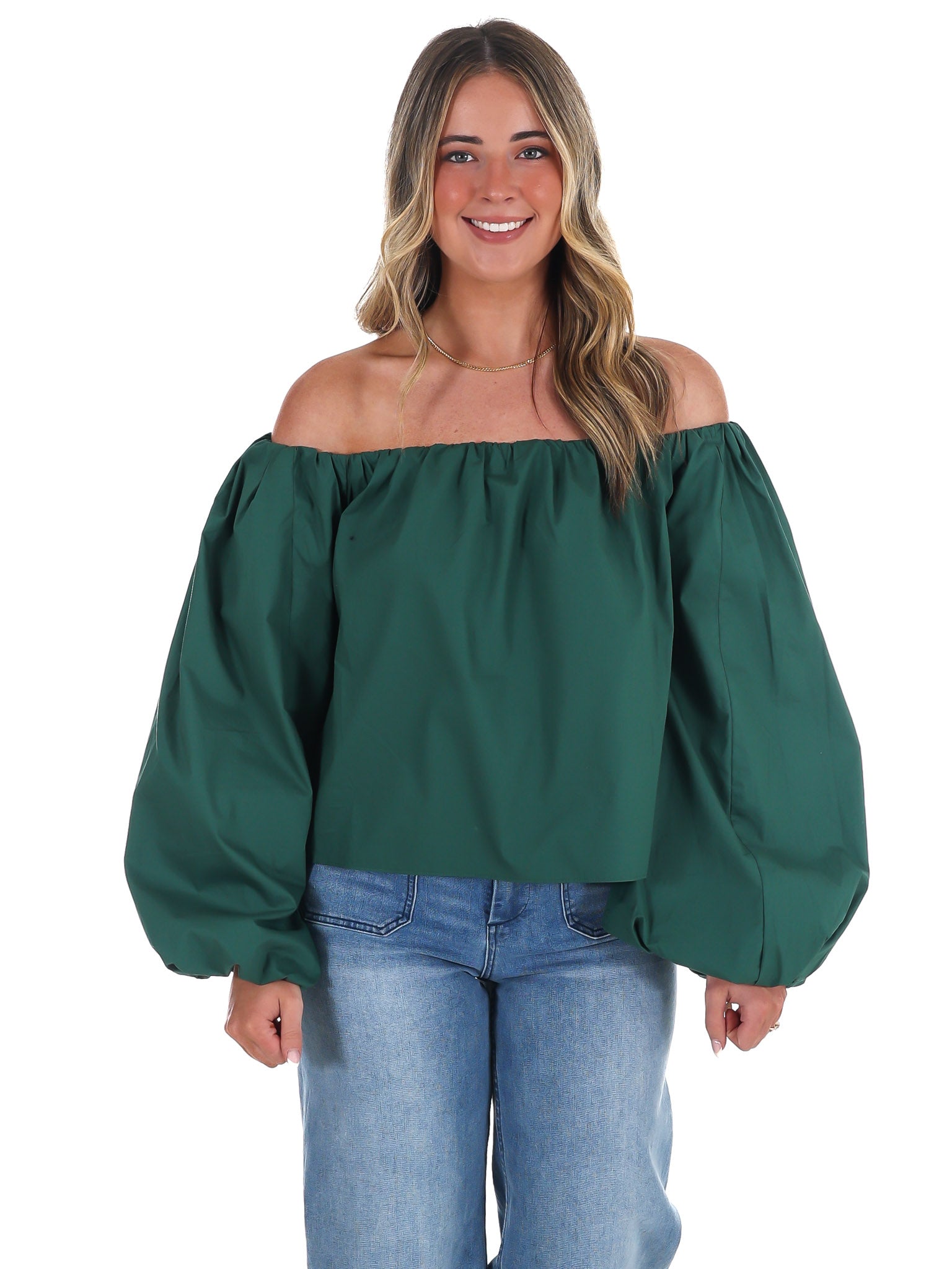 Cascade Off Shoulder Top