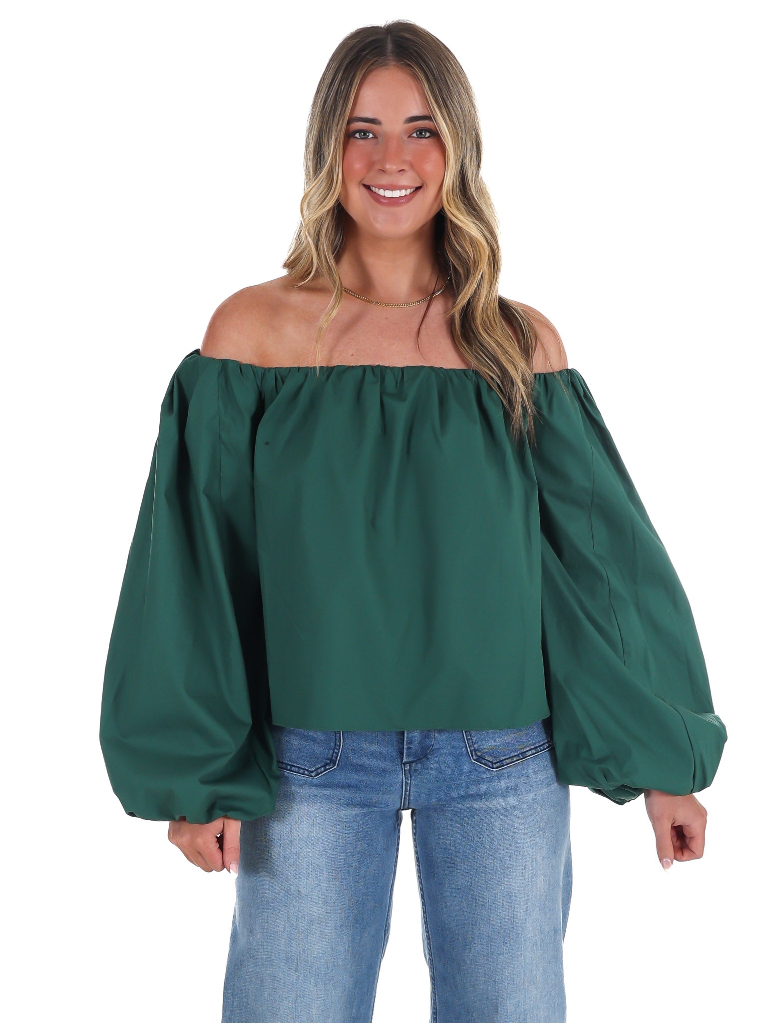Cascade Off Shoulder Top
