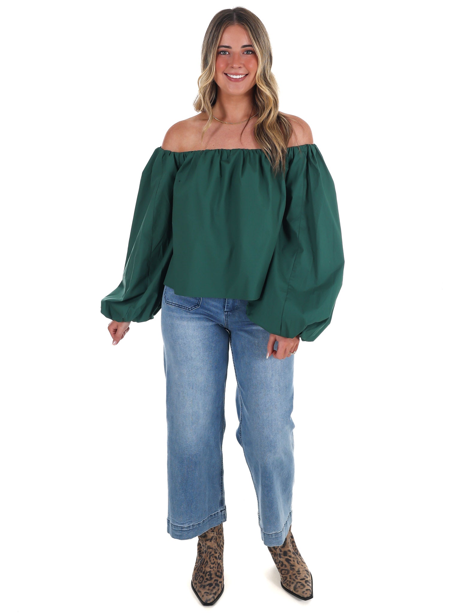 Cascade Off Shoulder Top