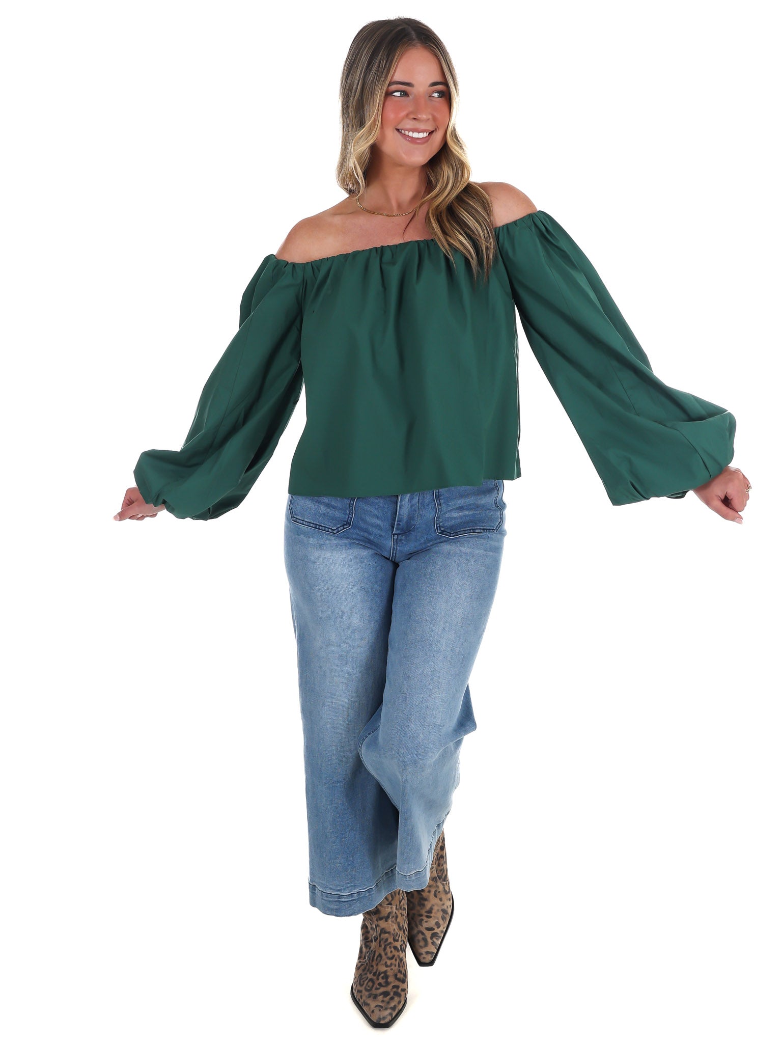 Cascade Off Shoulder Top
