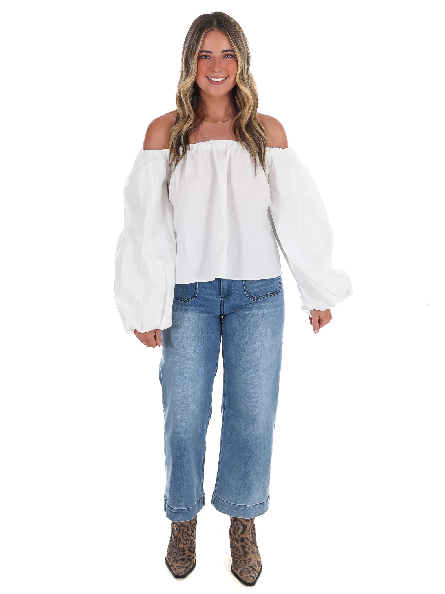 Cascade Off Shoulder Top