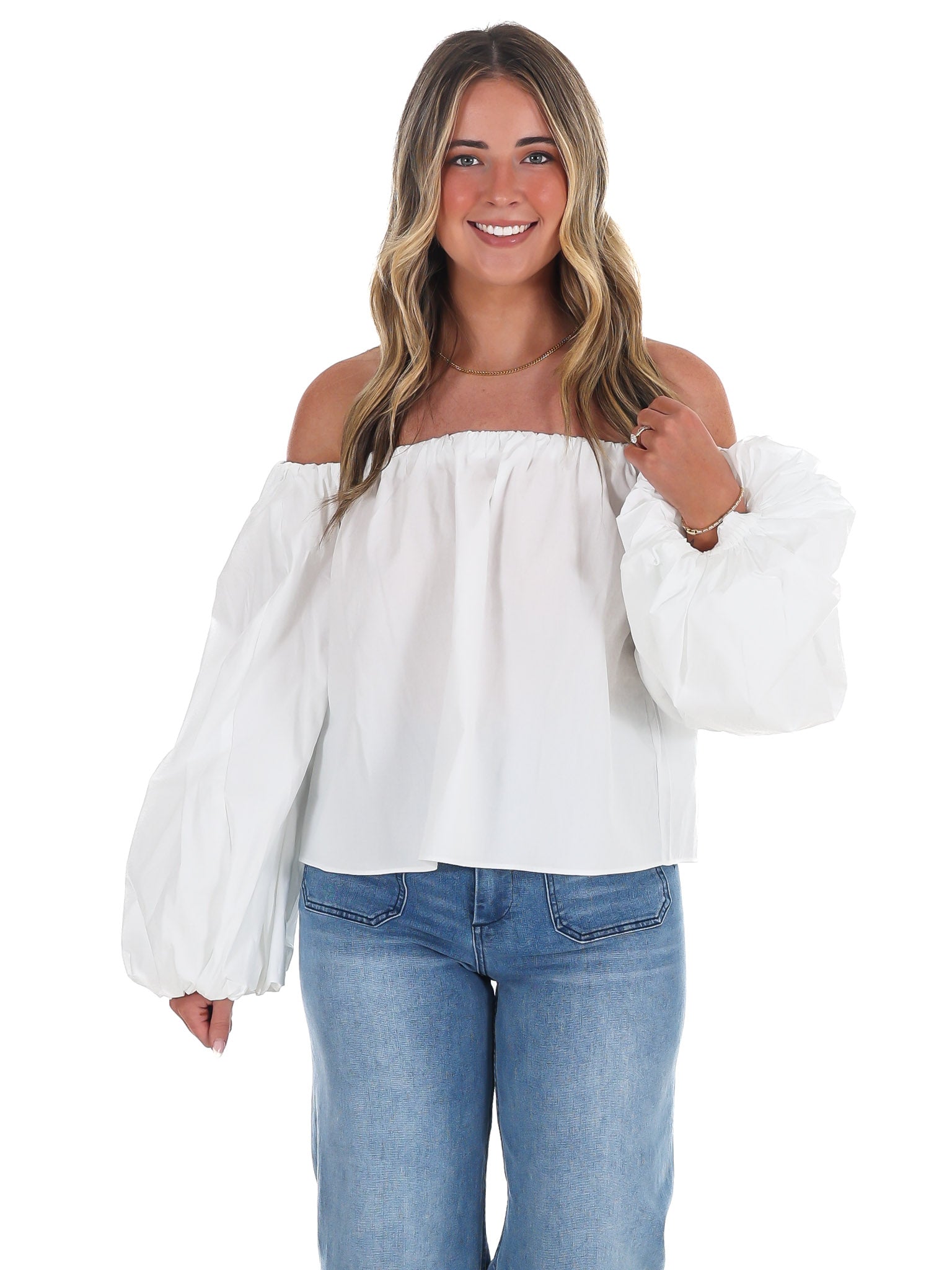 Cascade Off Shoulder Top