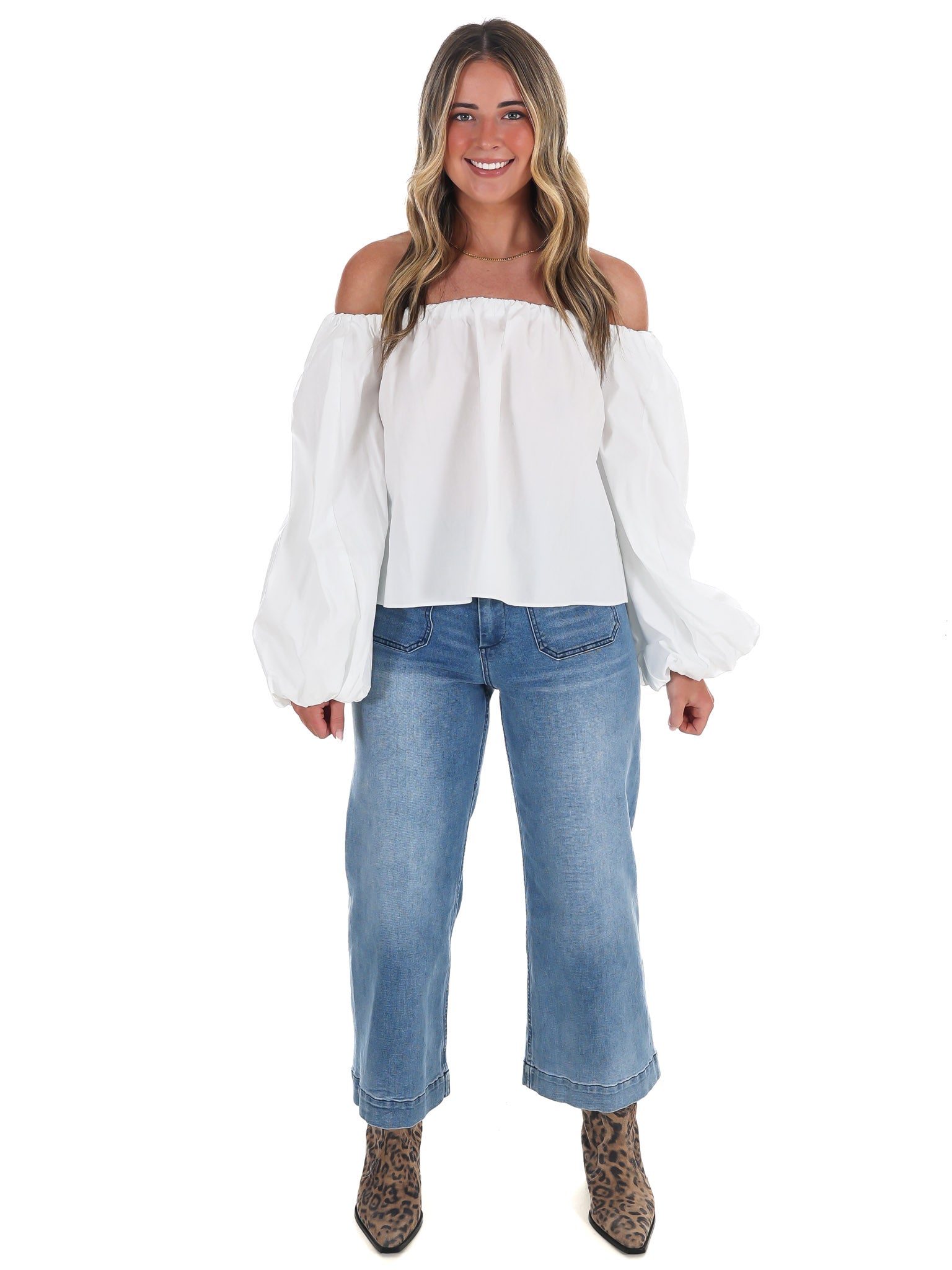 Cascade Off Shoulder Top