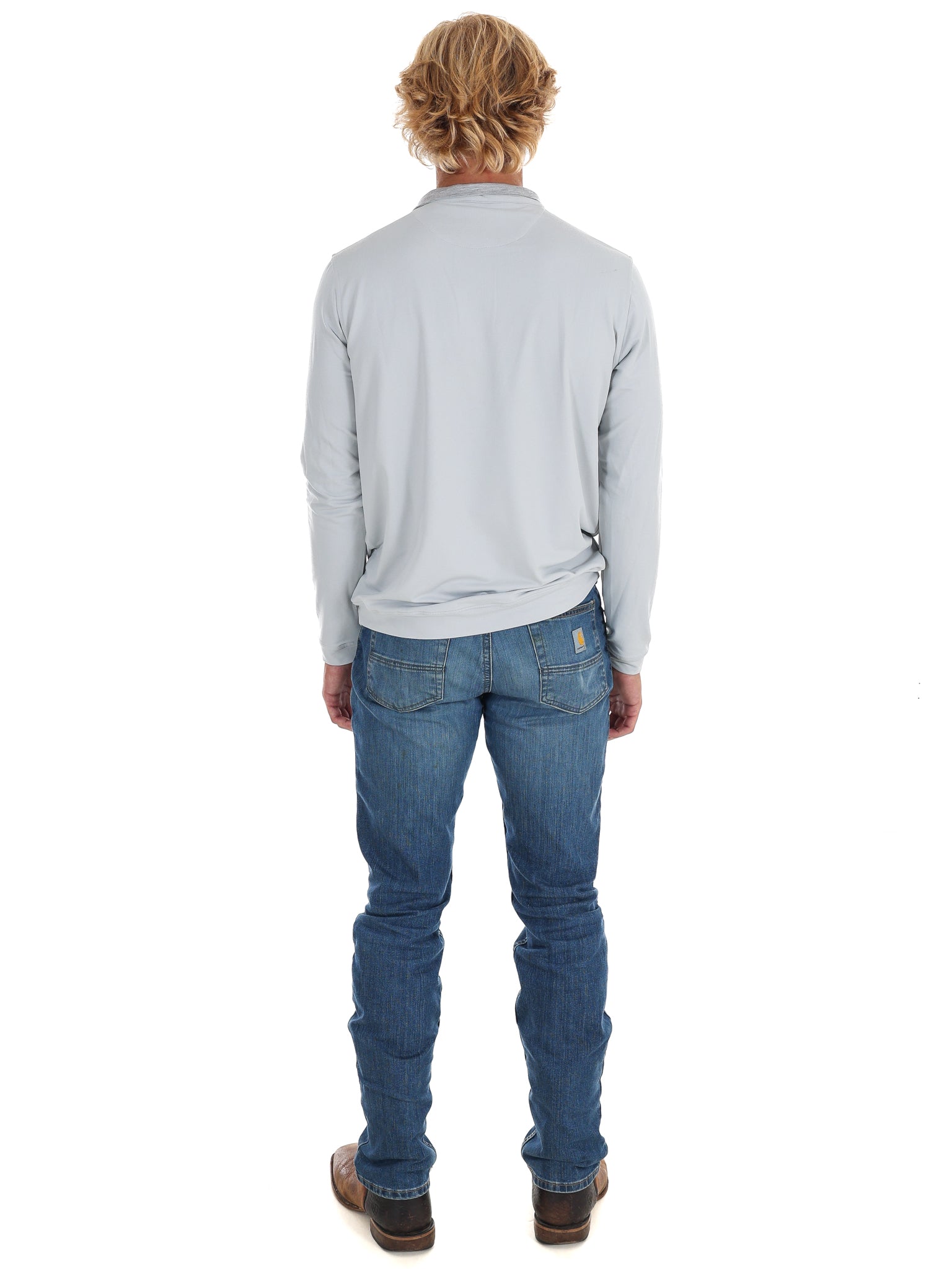 Men's Grey 1/4 Zip Pullover