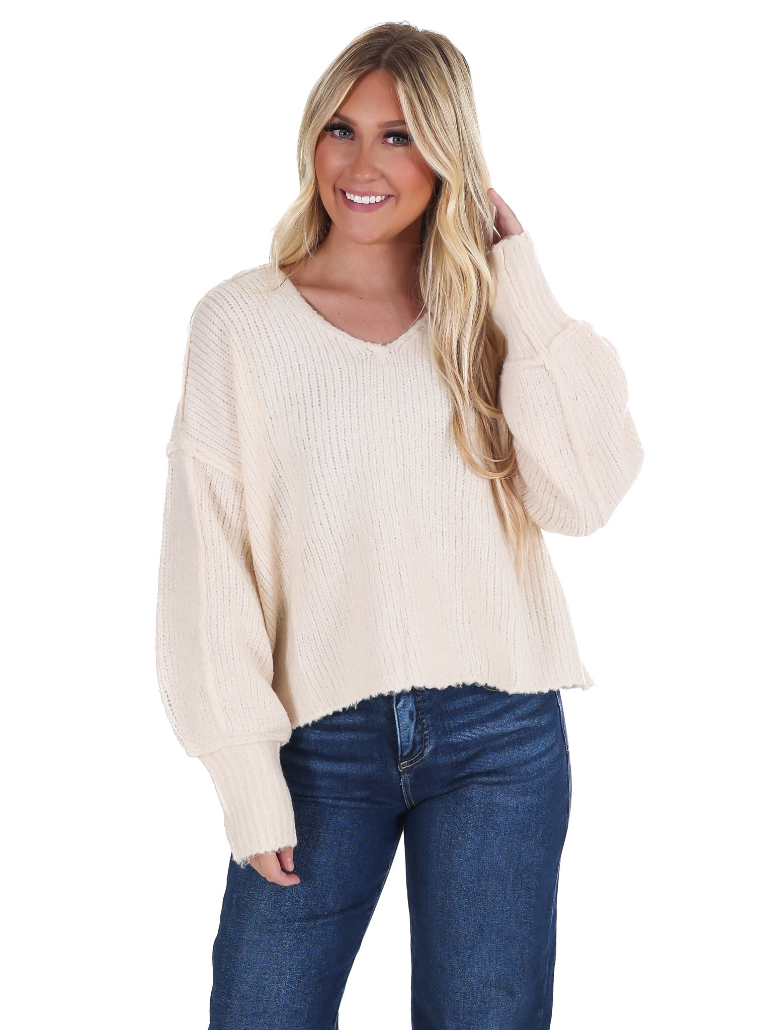 Off the Seam Oversized Sweater