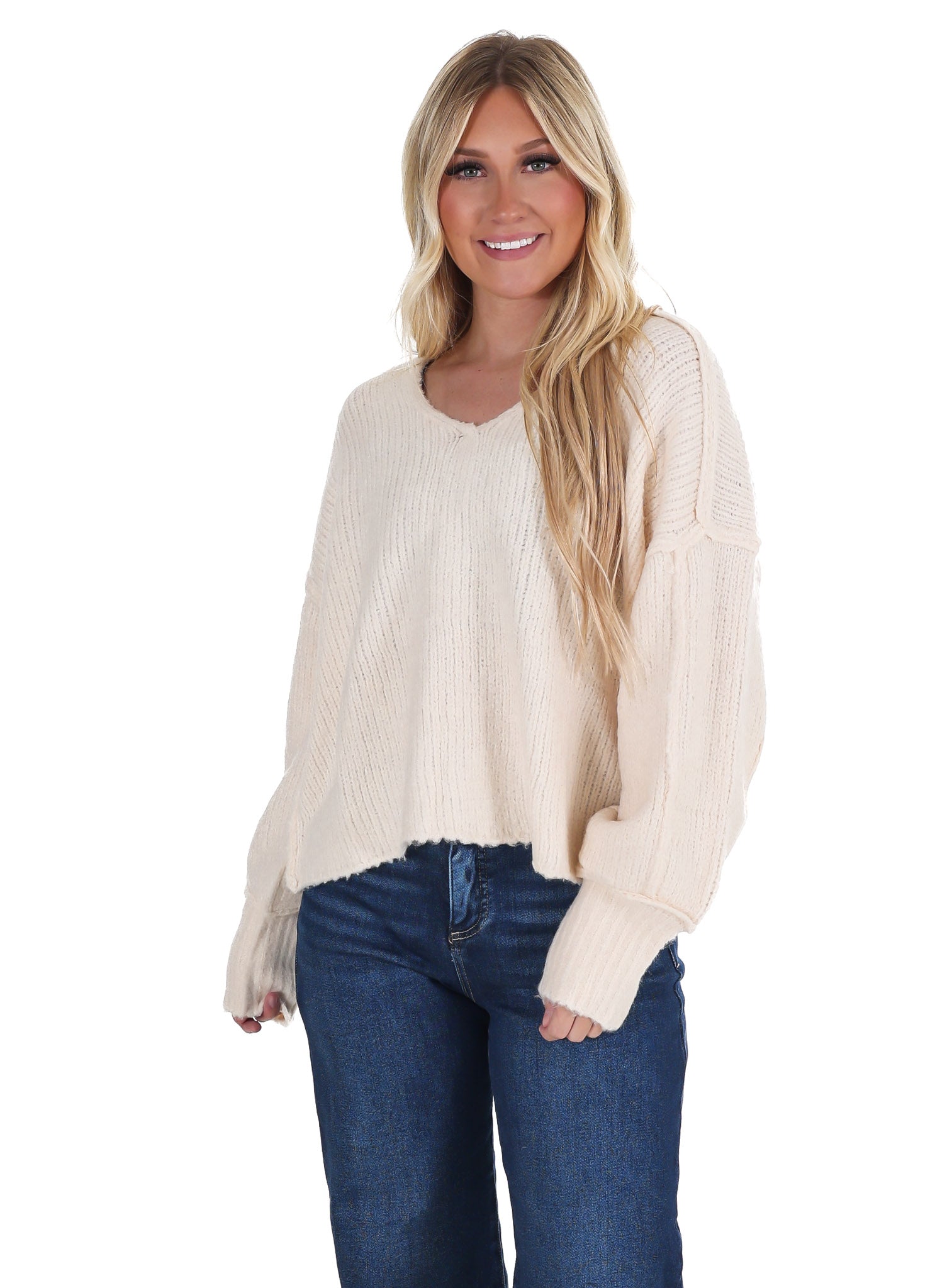 Off the Seam Oversized Sweater