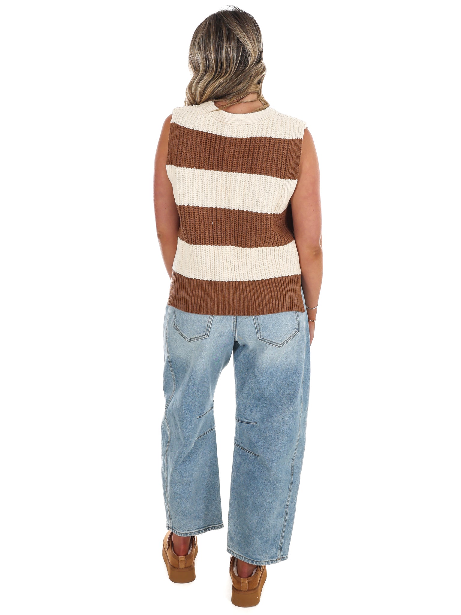 Bold Lines Stripe Sweater Vest