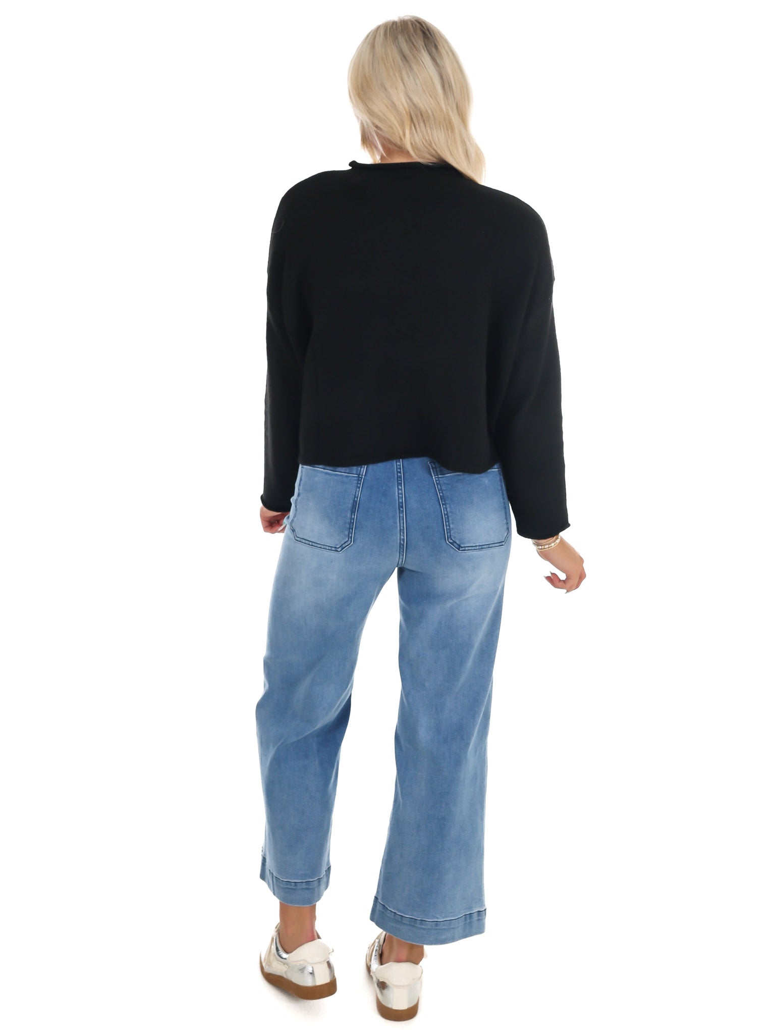 Softly Woven Lace Trim Cardigan